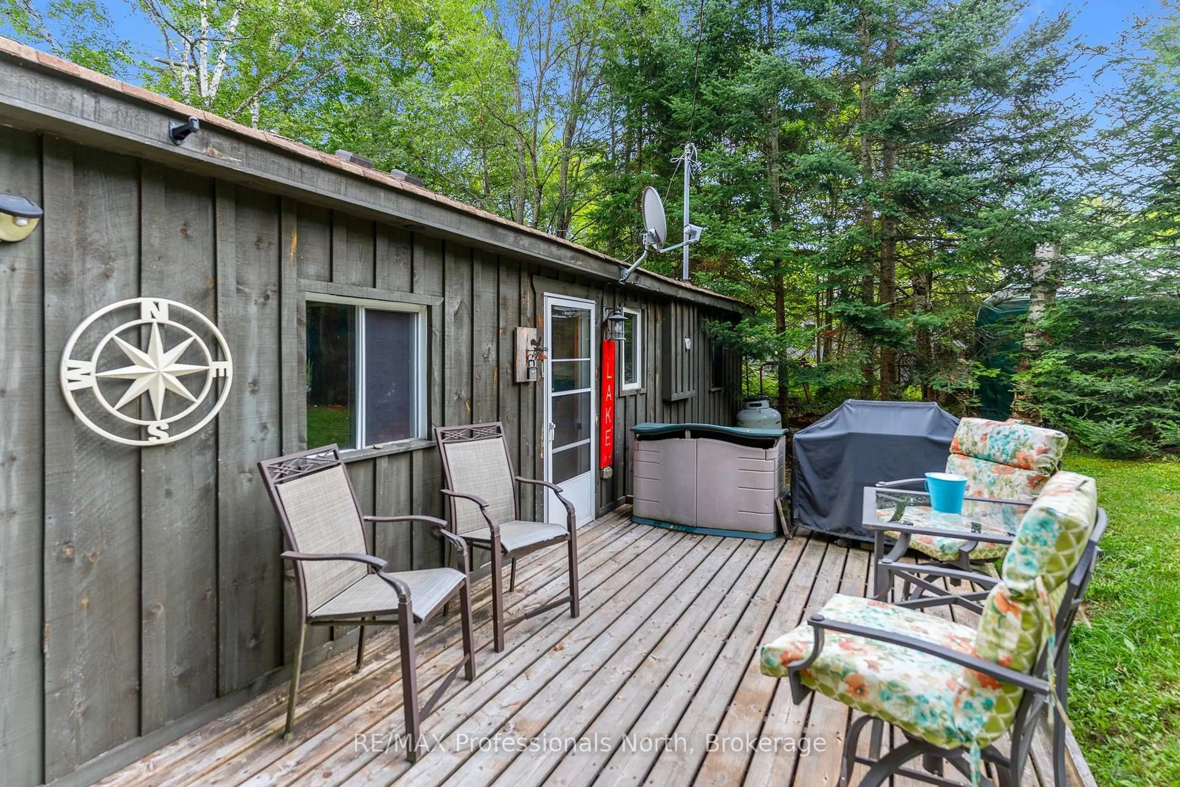 Patio, forest/trees view for 17306 Highway 35 Highway, Algonquin Highlands Ontario K0M 1S0