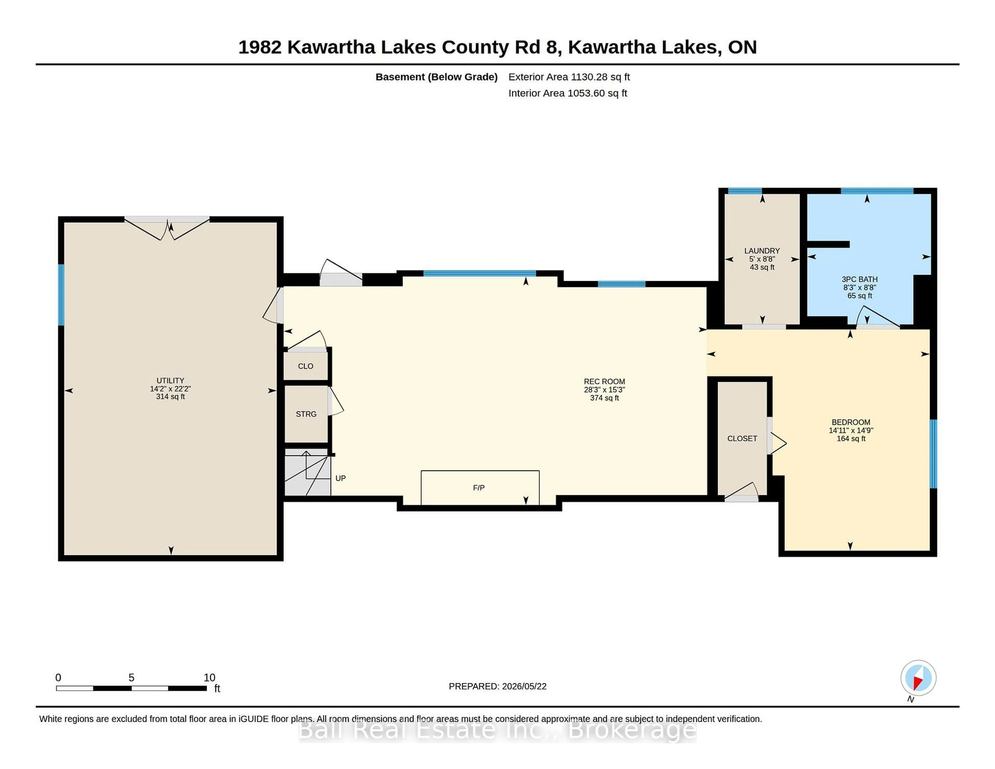 Floor plan for 1982 County Rd 8, Kawartha Lakes Ontario K0M 1A0