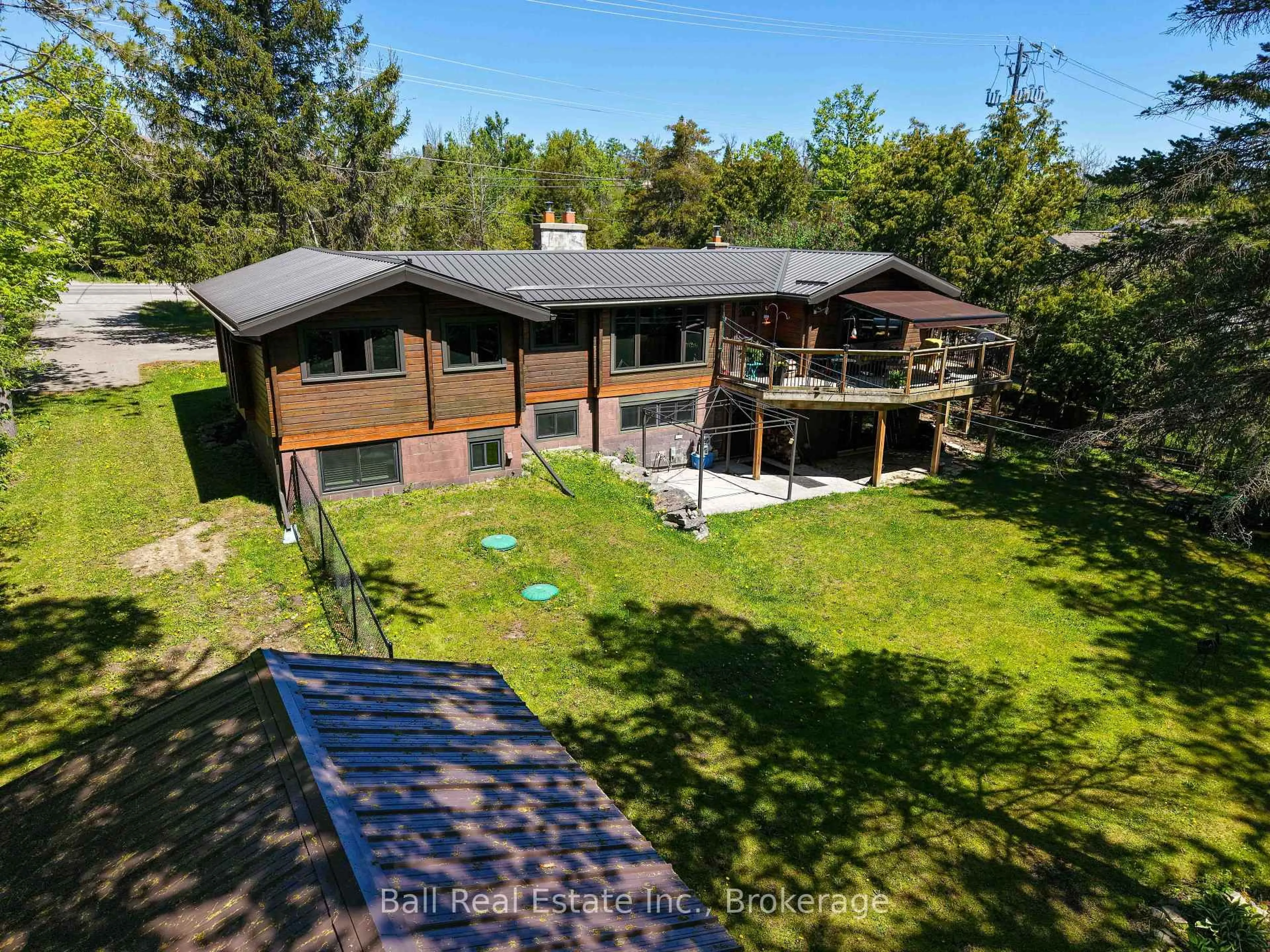 A pic from outside/outdoor area/front of a property/back of a property/a pic from drone, unknown for 1982 County Rd 8, Kawartha Lakes Ontario K0M 1A0
