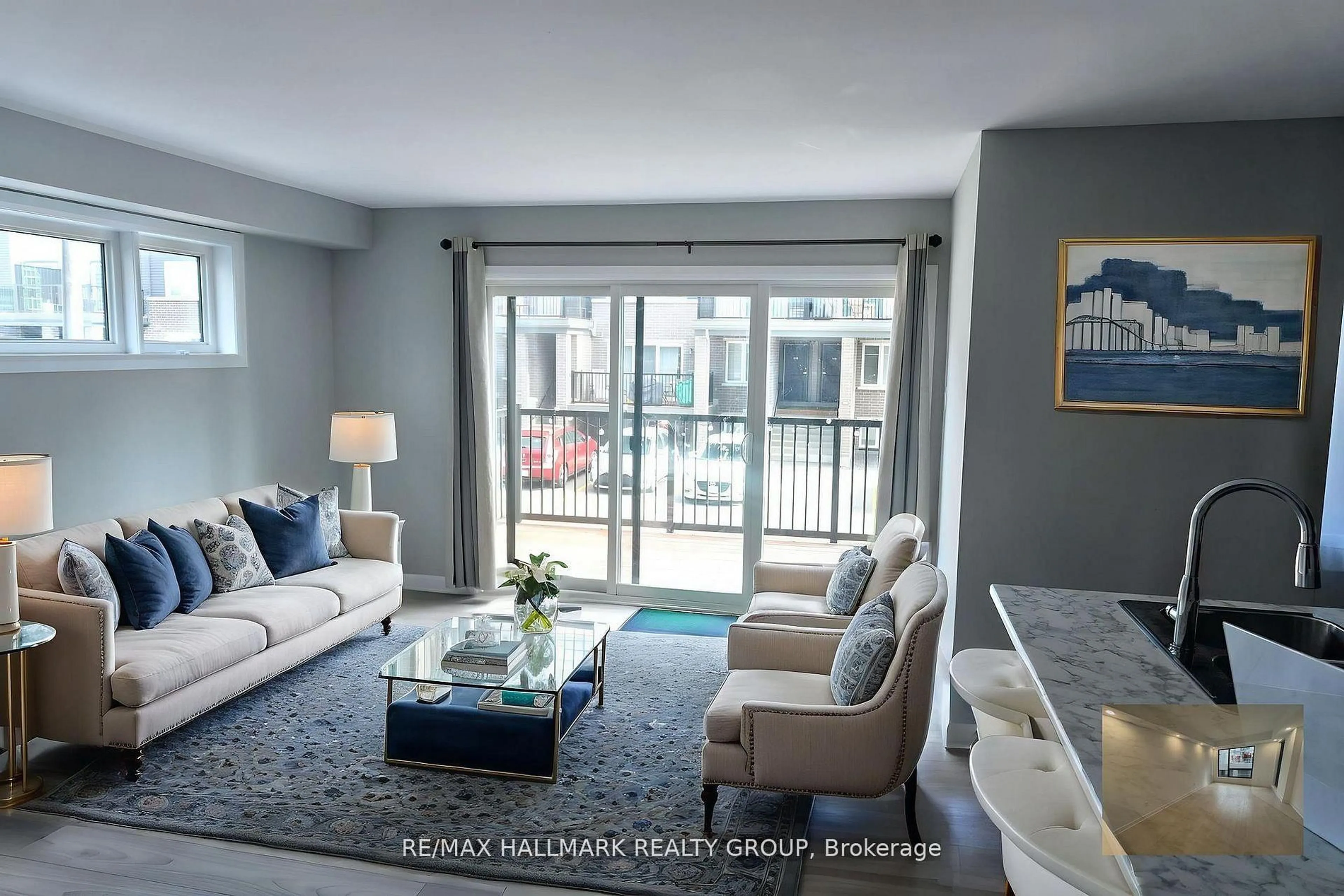 Living room with furniture, unknown for 500 Eldorado Private #19, Ottawa Ontario K2K 1X9