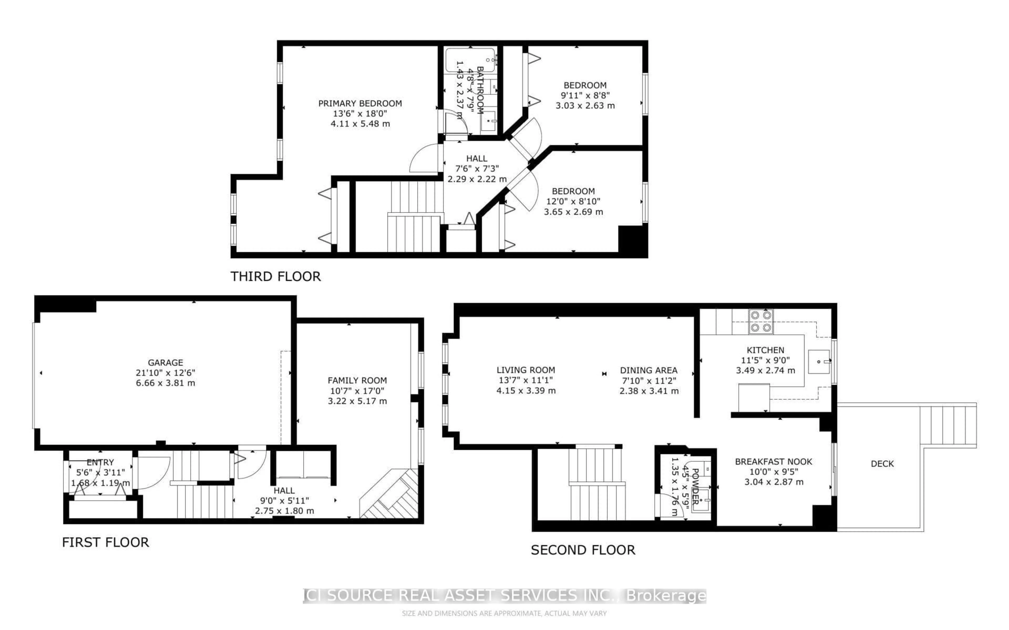 Floor plan for 149 Woodgate Way, Ottawa Ontario K2J 4E5