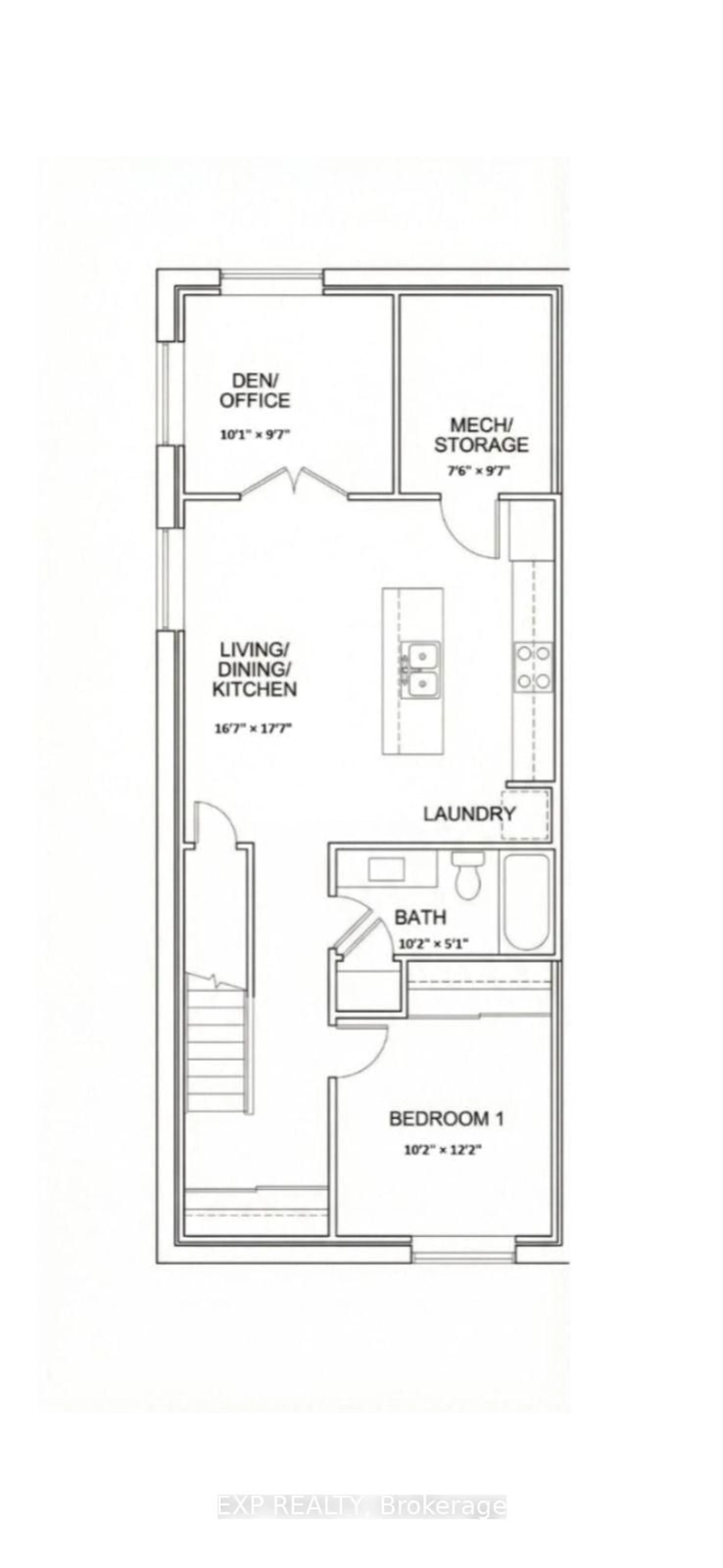 Floor plan for 236 Woodroffe Ave, Ottawa Ontario K2A 3V4