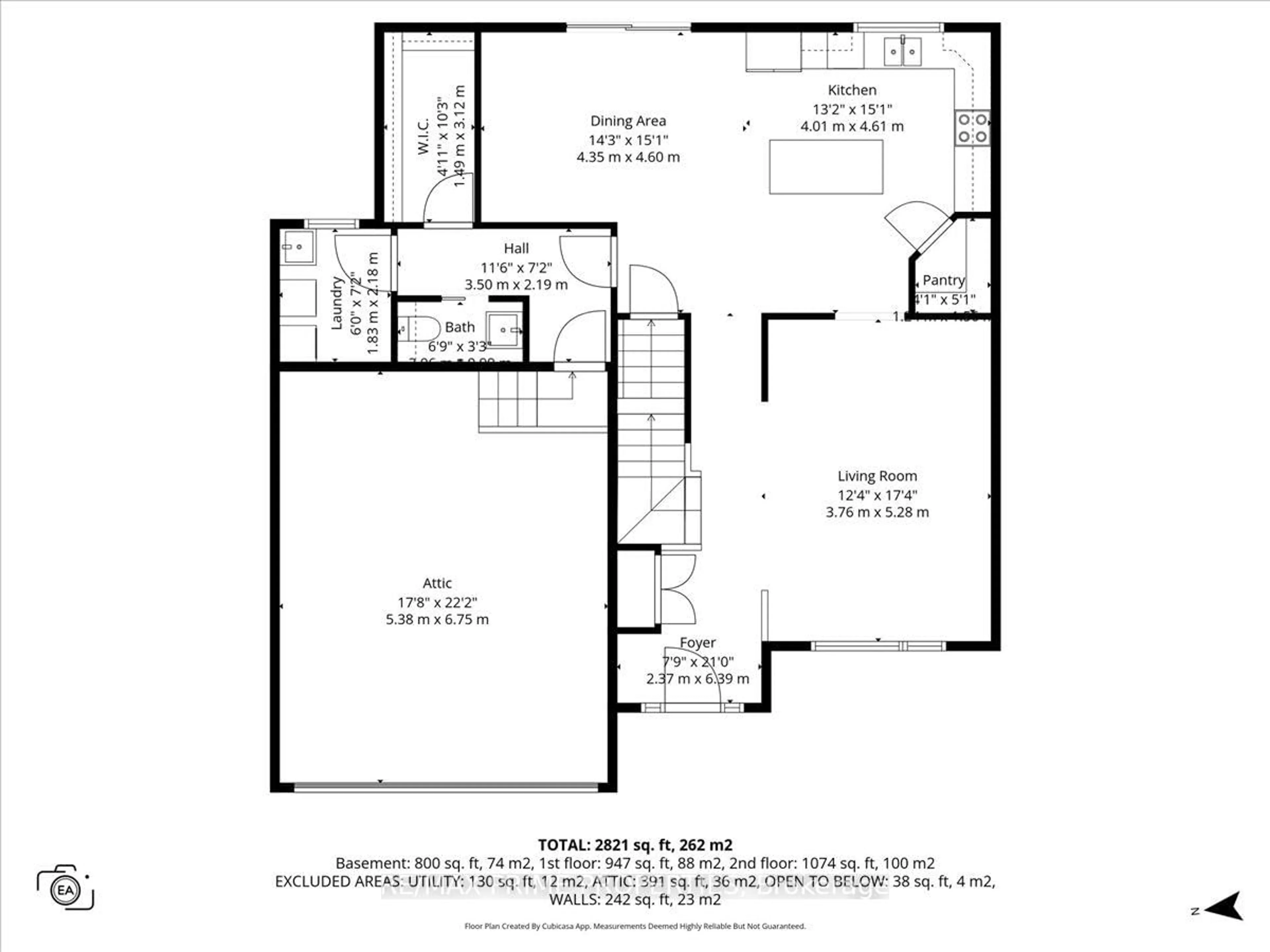 Floor plan for 629 Conservation St, Casselman Ontario K0A 1M0