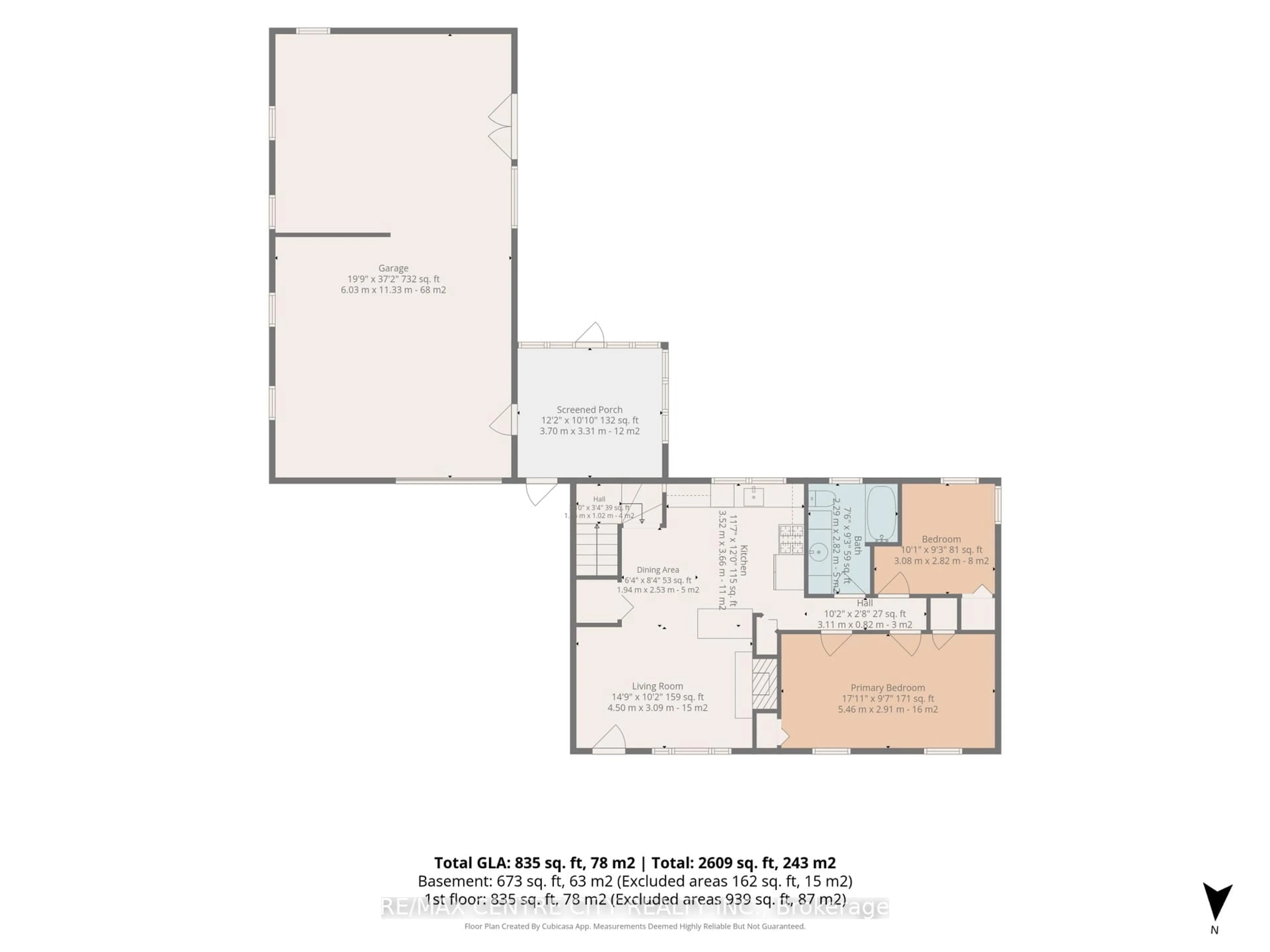 Floor plan for 350 Warren St, Central Elgin Ontario N5L 1B5