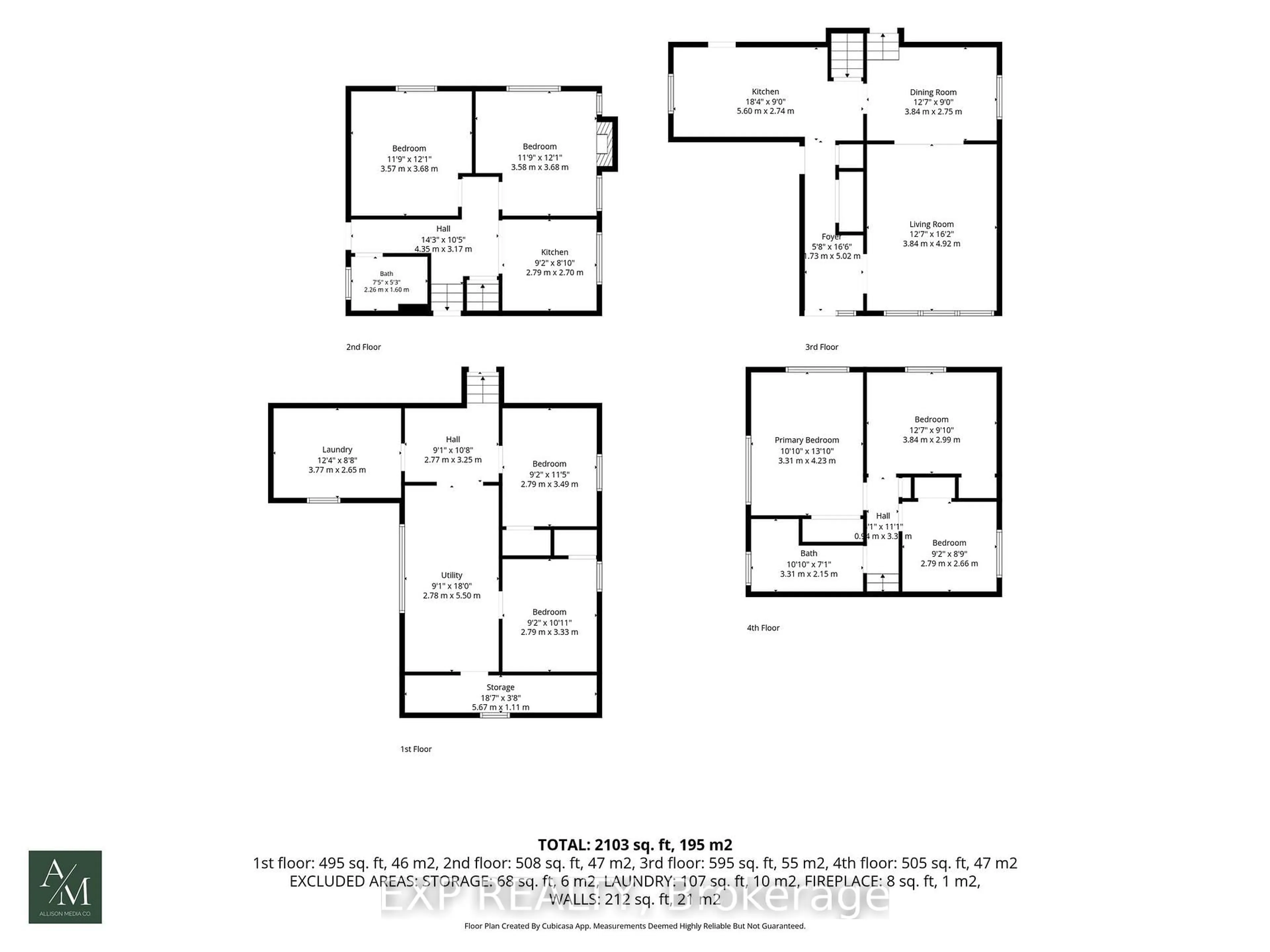 Floor plan for 128 Hadeland Ave, Hamilton Ontario L9C 5Z9