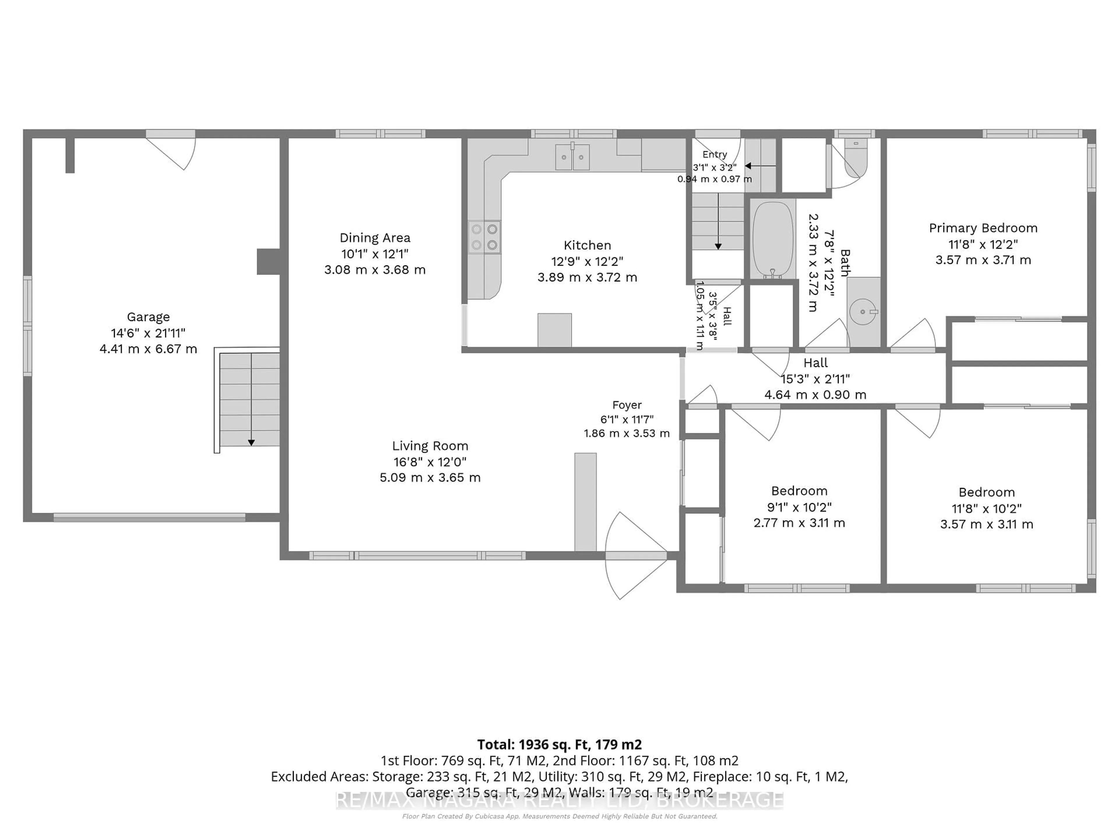 Floor plan for 90 John St, Port Colborne Ontario L3K 1R2