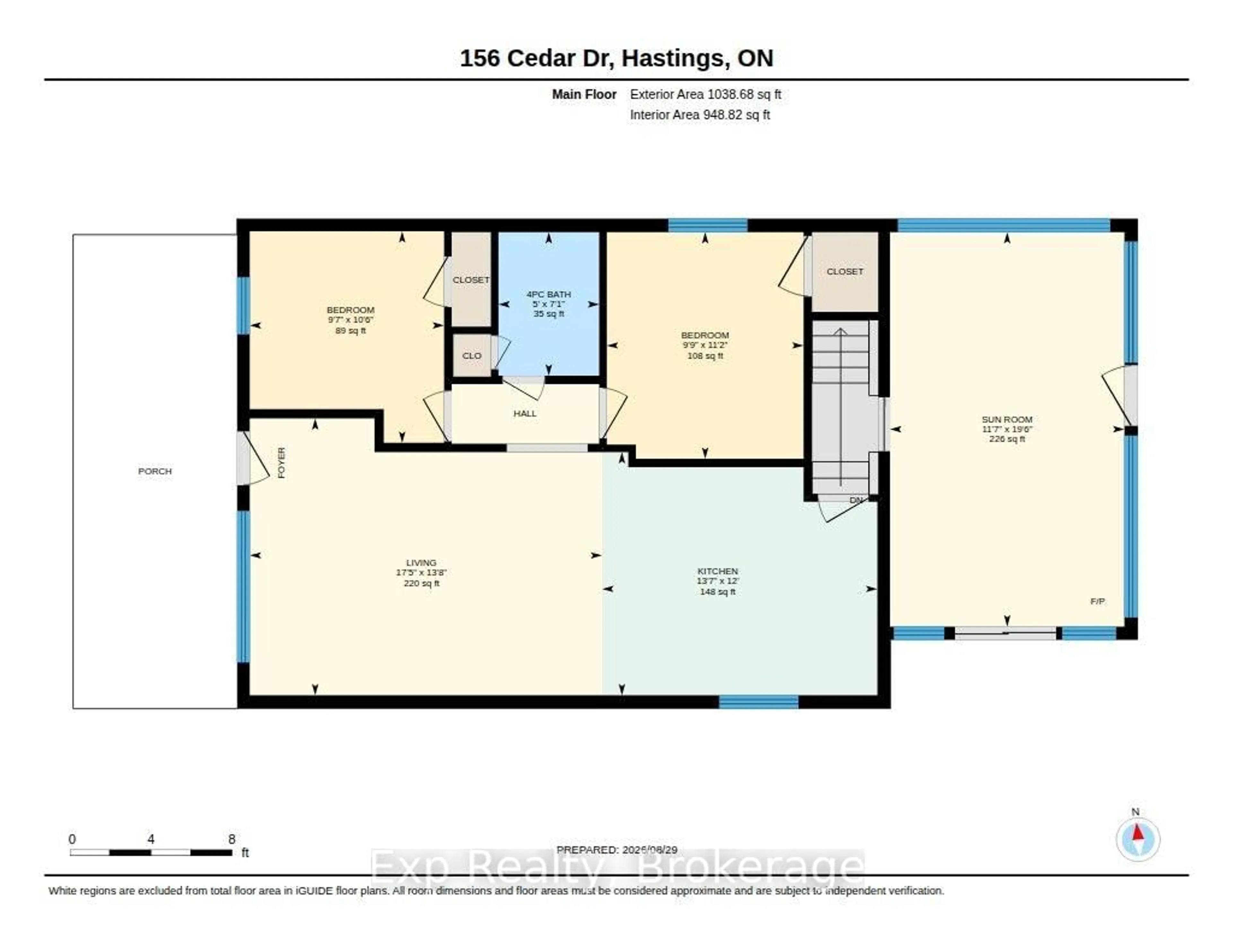 Floor plan for 156 Cedar Dr, Trent Hills Ontario K0L 1Y0