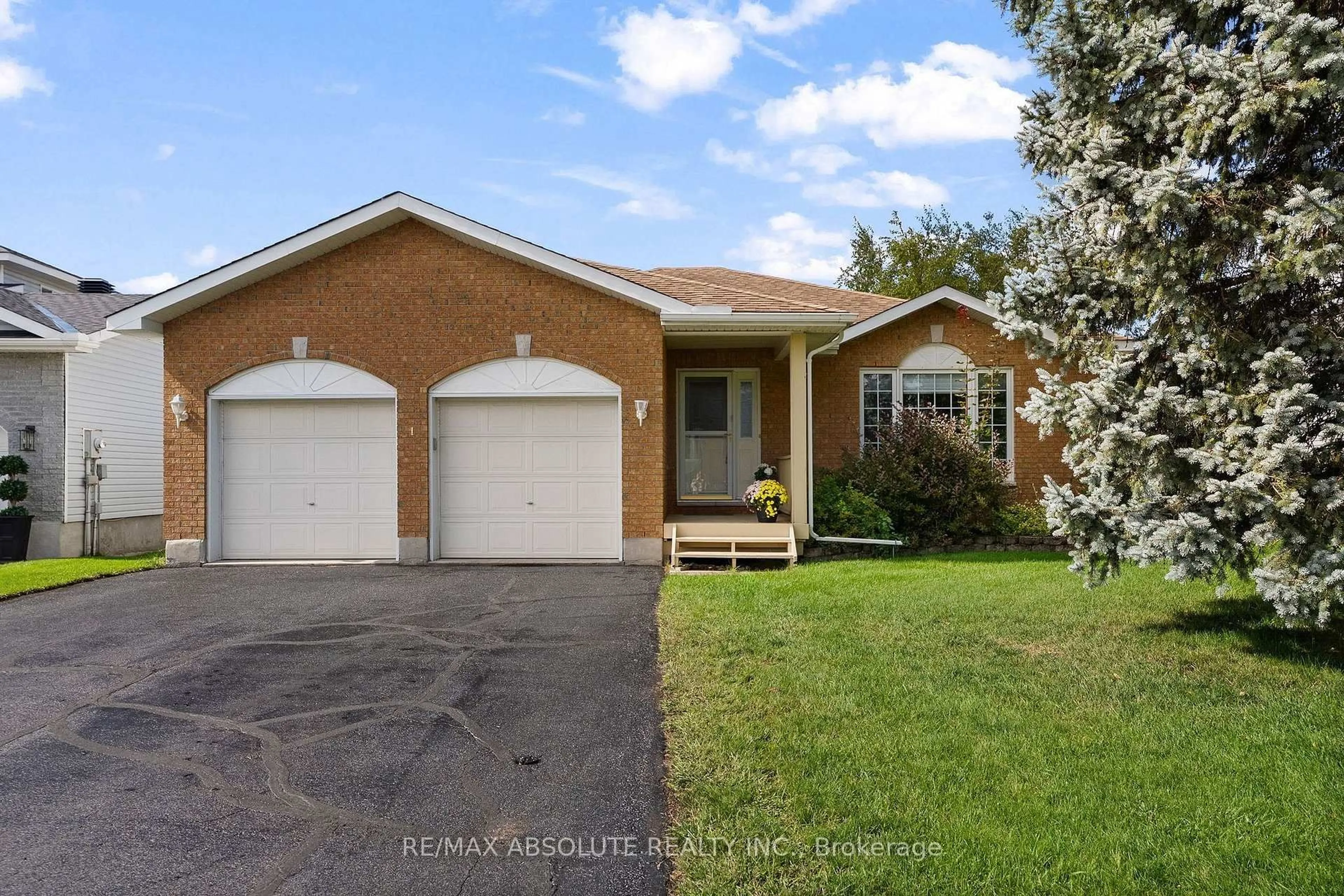 Home with brick exterior material, street for 1 River Ridge Cres, Arnprior Ontario K7S 3W1