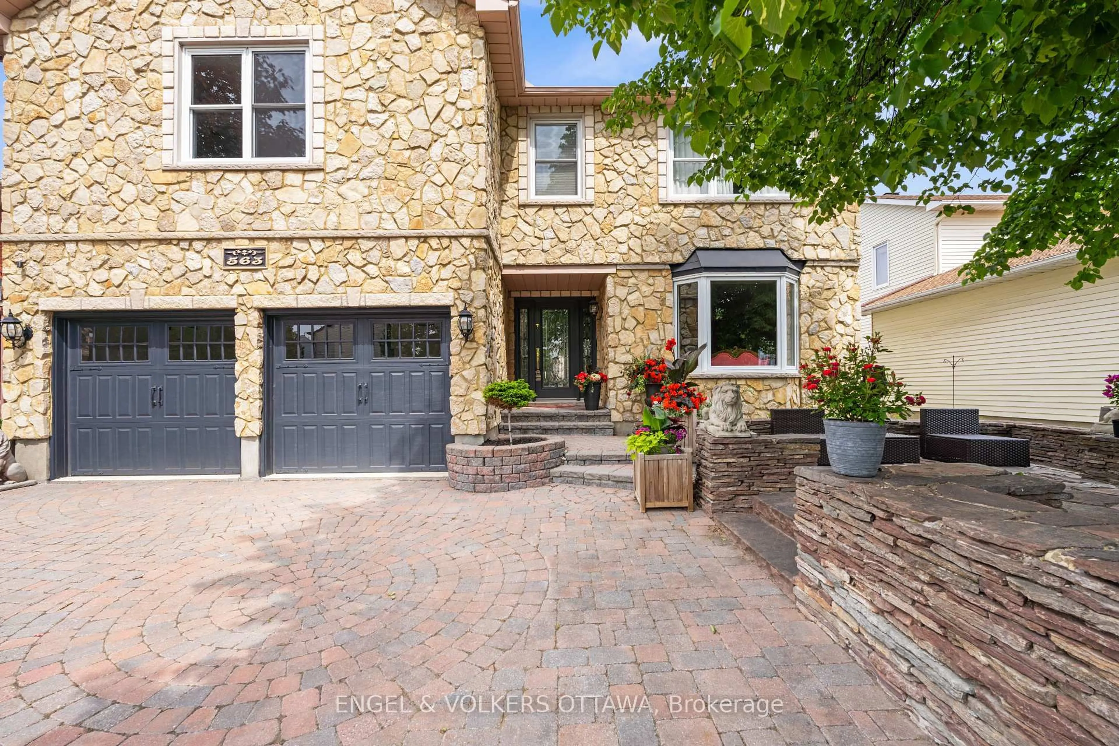 Home with brick exterior material, street for 563 Merkley Dr, Ottawa Ontario K4A 1V9