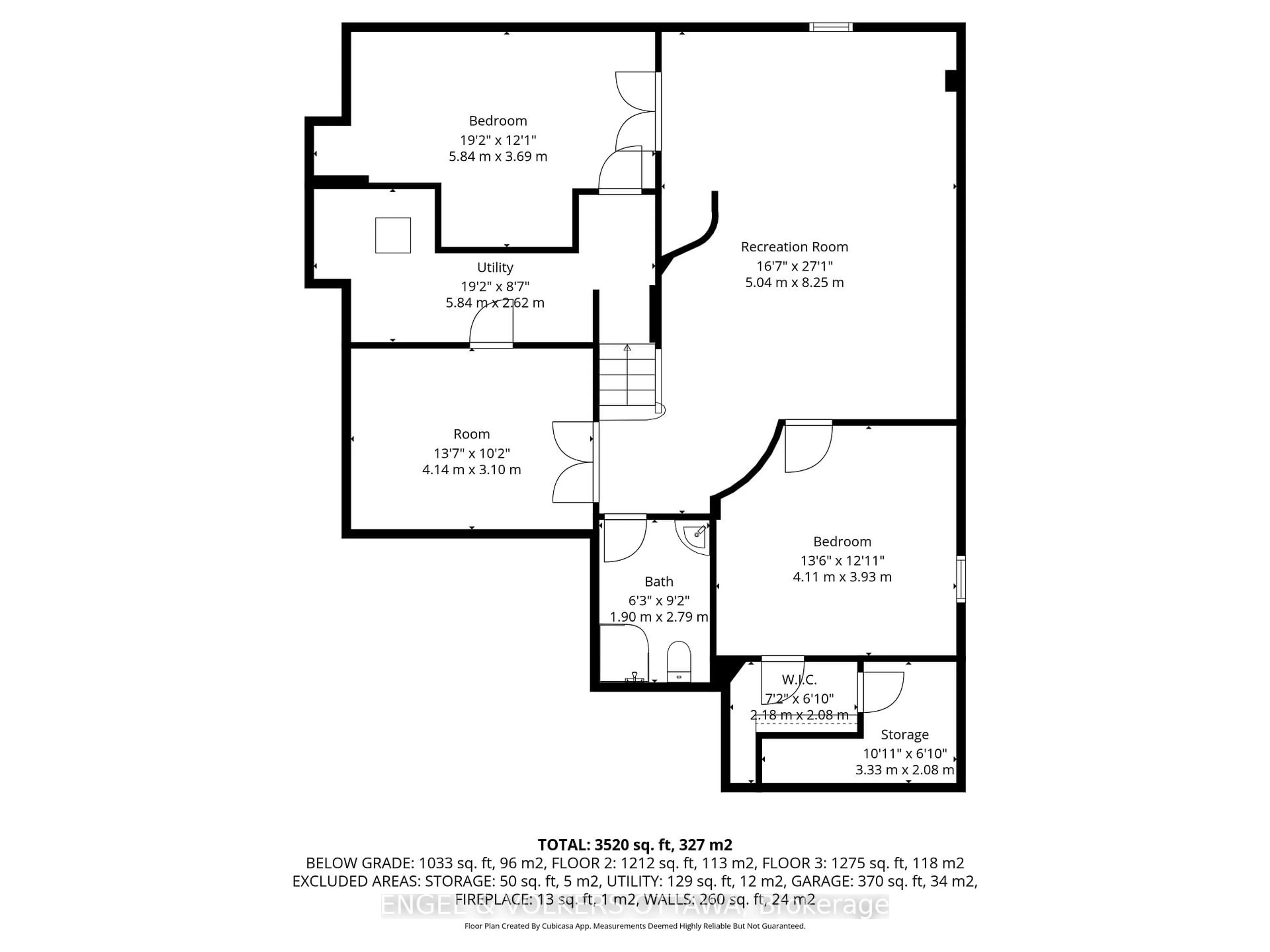 Floor plan for 563 Merkley Dr, Ottawa Ontario K4A 1V9