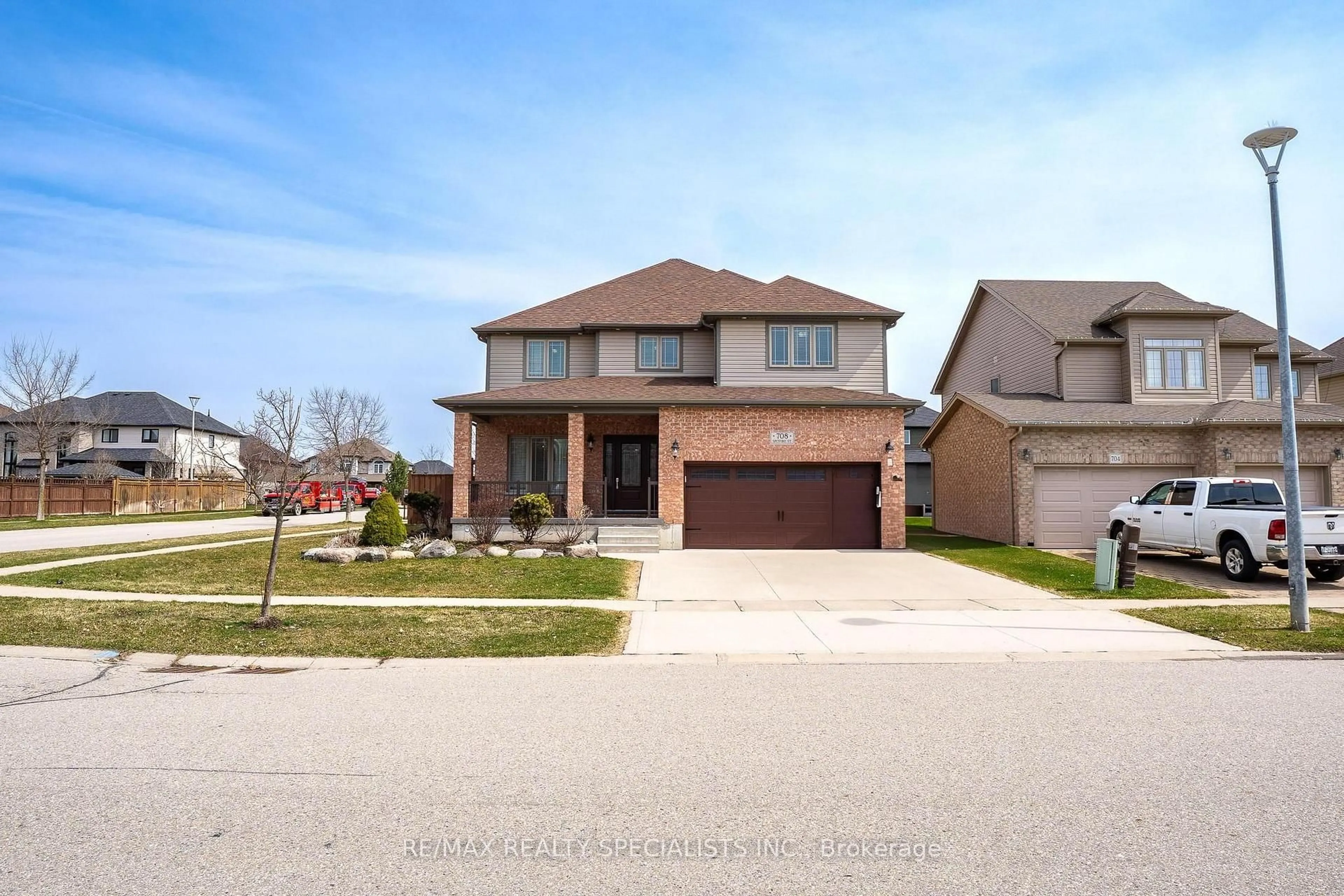 Home with brick exterior material, street for 708 Spitfire St, Woodstock Ontario N4T 0B1