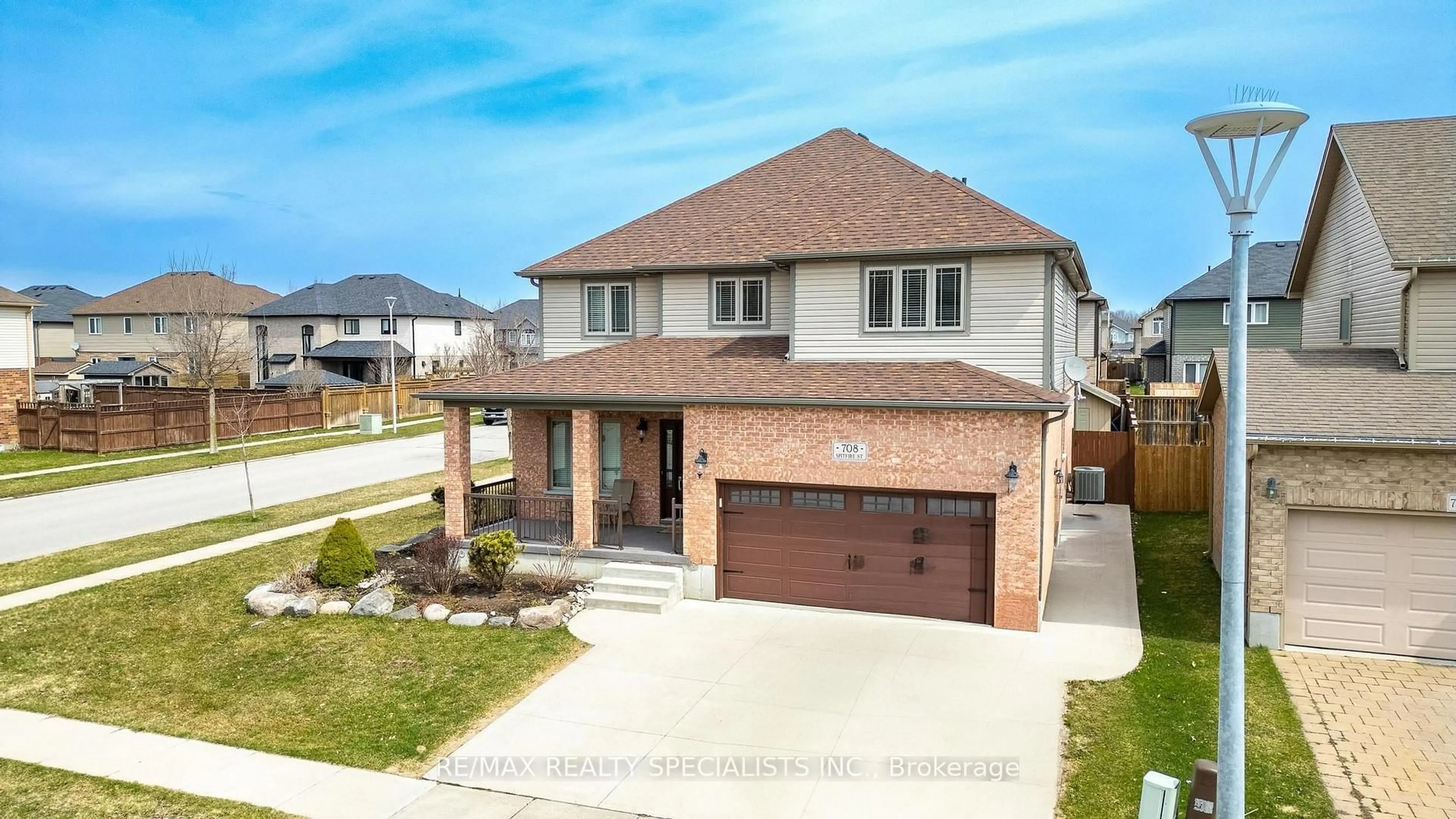 Home with brick exterior material, street for 708 Spitfire St, Woodstock Ontario N4T 0B1