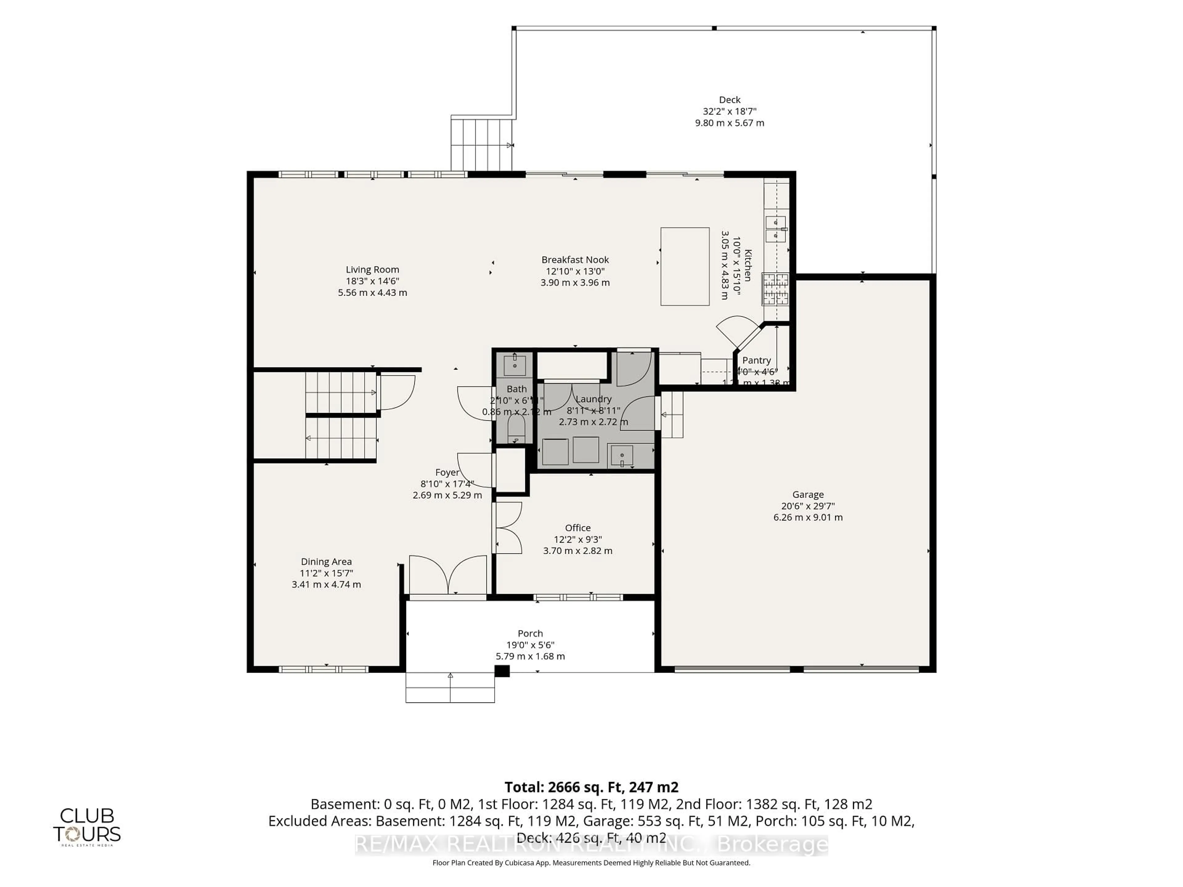 Floor plan for 191 Wychwood Park, London North Ontario N6G 1S3