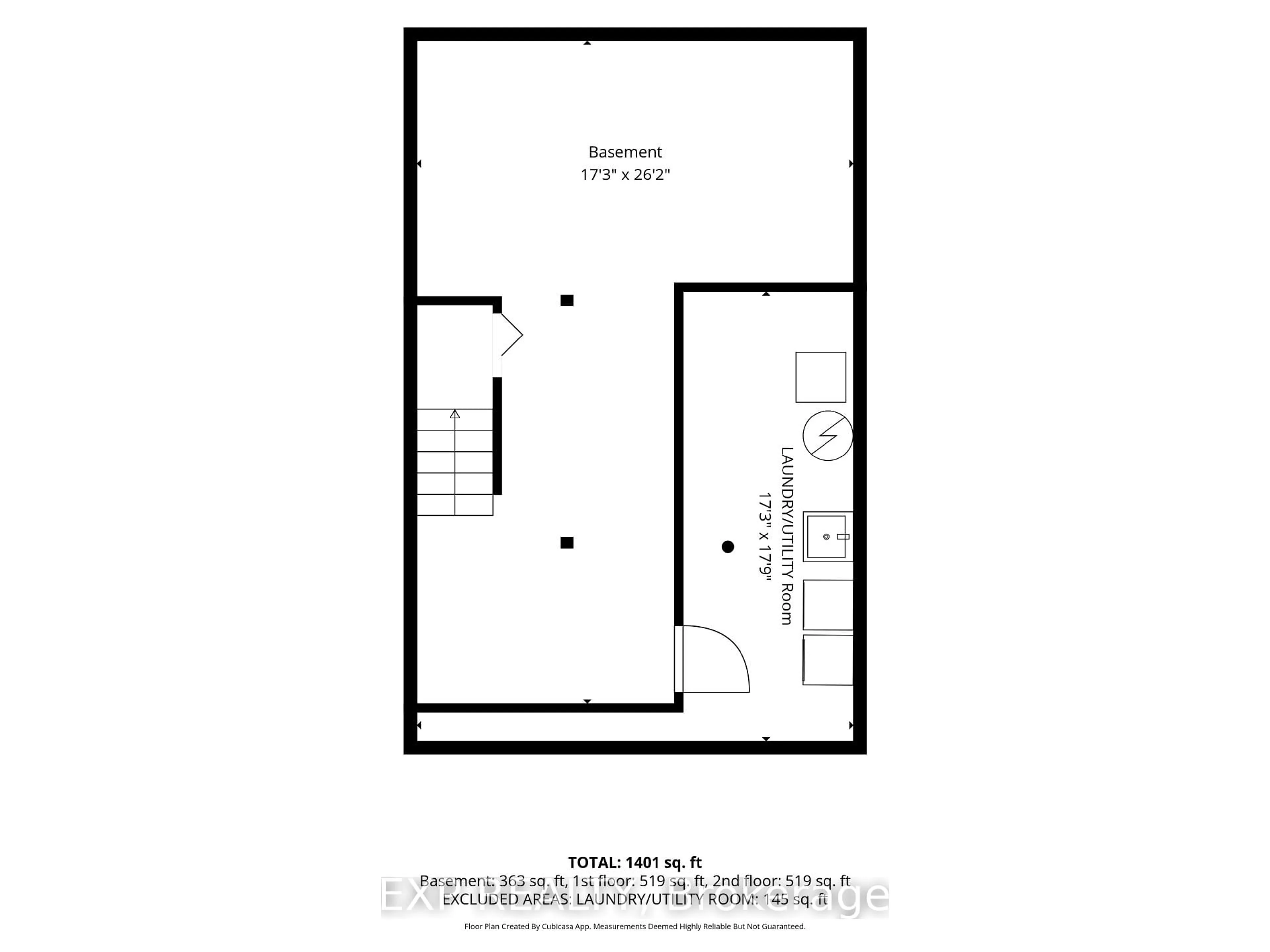 Floor plan for 59 Blandford St #2, Woodstock Ontario N4S 7H7