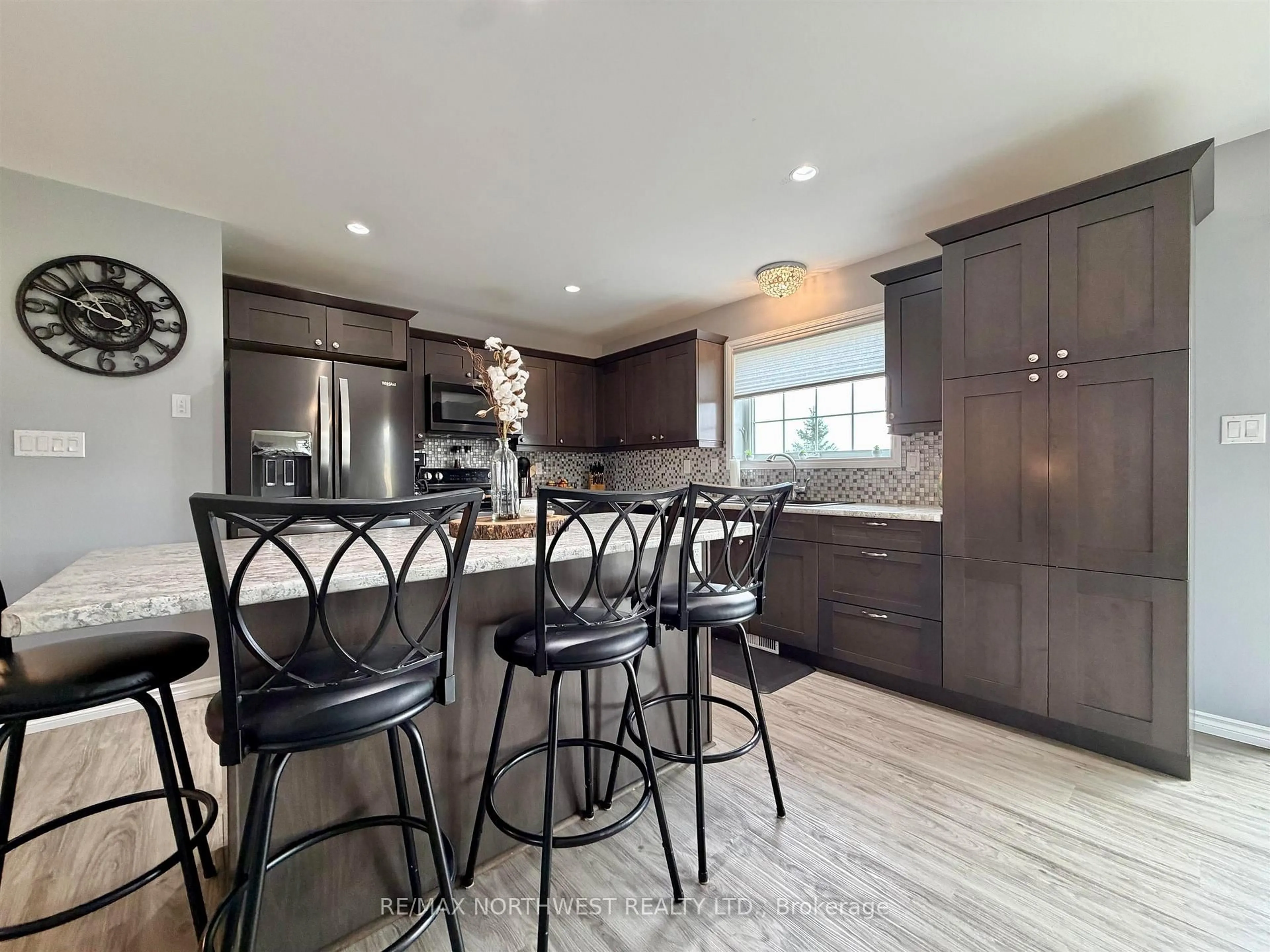 Open concept kitchen, unknown for 8 Spruce Dr, Emo Ontario P0W 1E0