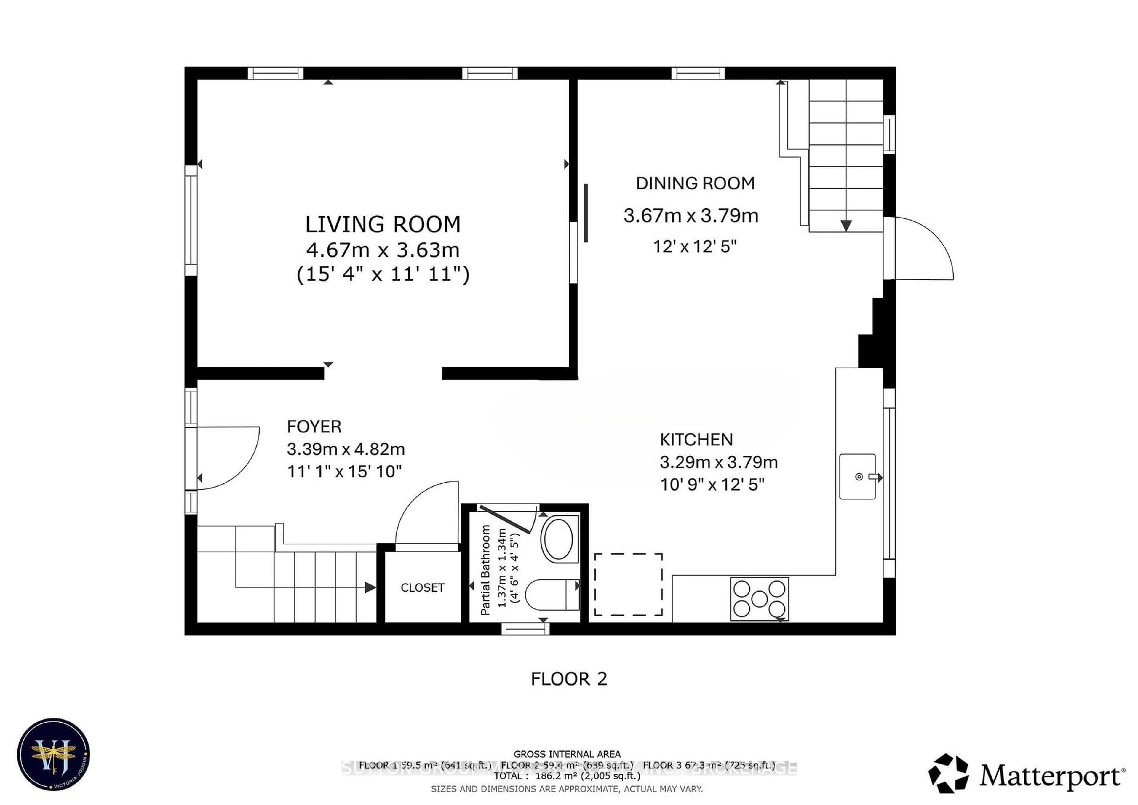 Floor plan for 160 Napier St, Kingston Ontario K7L 4G5