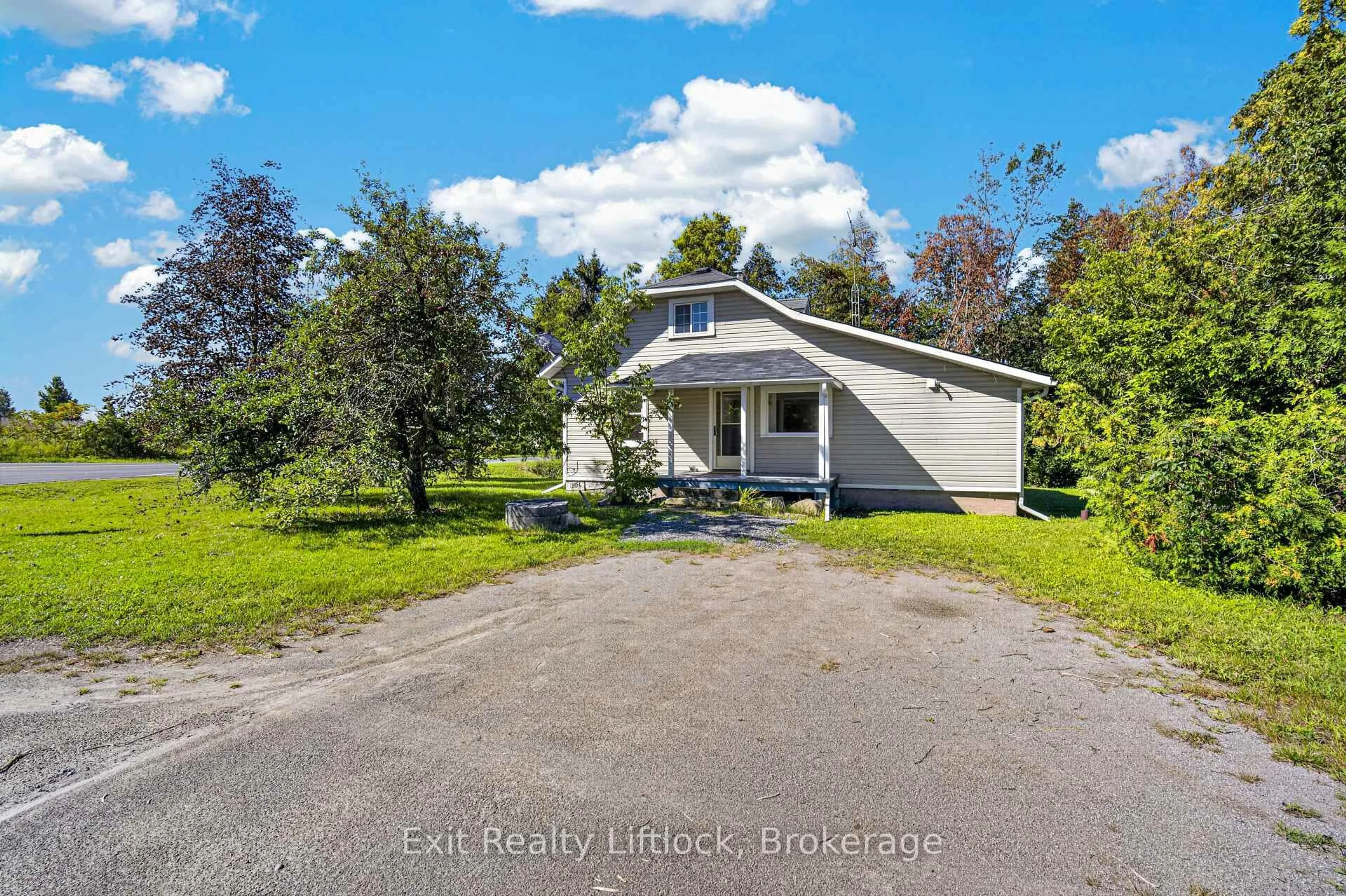 A pic from outside/outdoor area/front of a property/back of a property/a pic from drone, unknown for 1952 County Rd 6 Rd, Douro-Dummer Ontario K0L 2H0