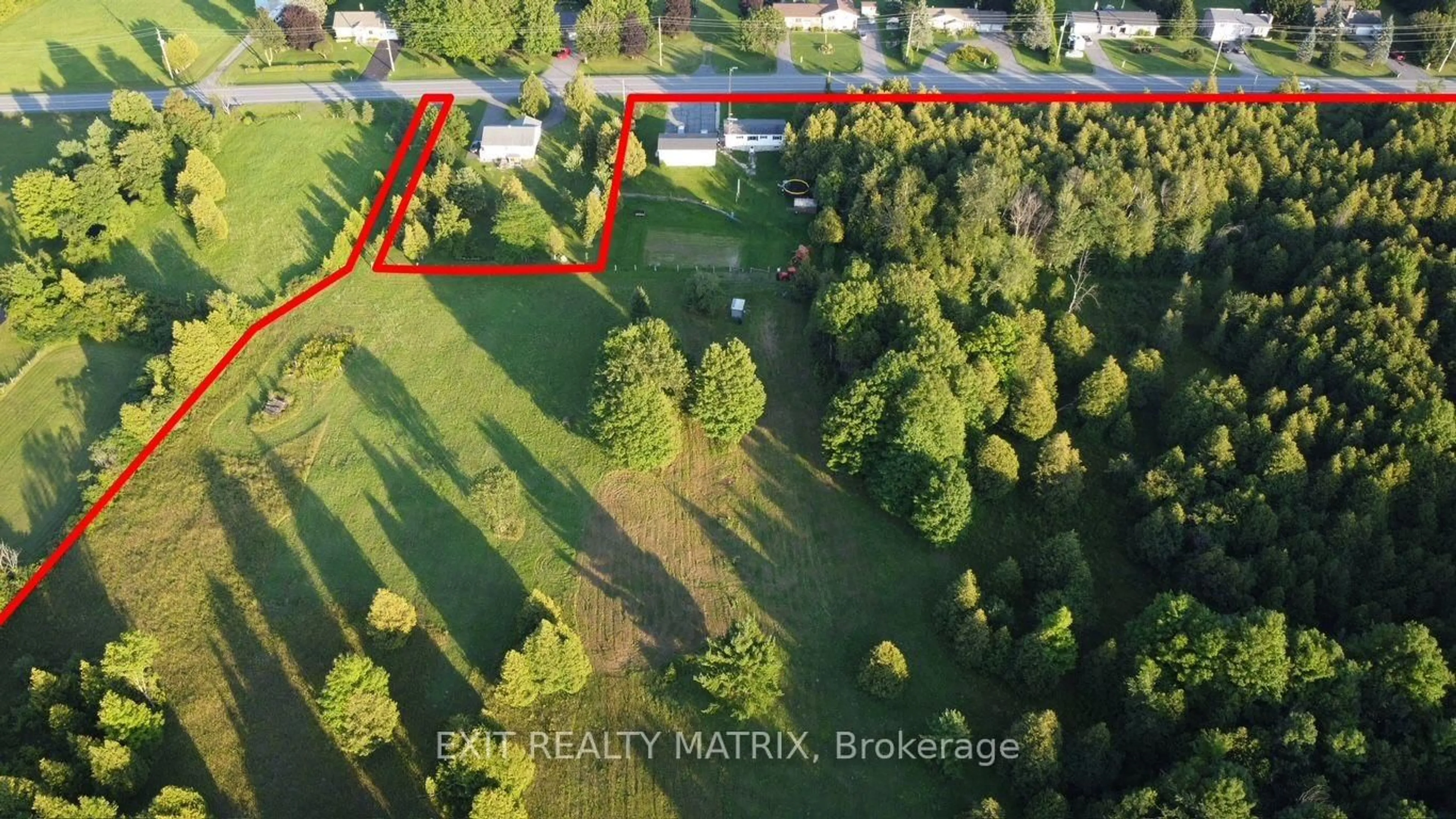 A pic from outside/outdoor area/front of a property/back of a property/a pic from drone, water/lake/river/ocean view for 3875 County Road 45 Rd, North Glengarry Ontario K0C 1A0