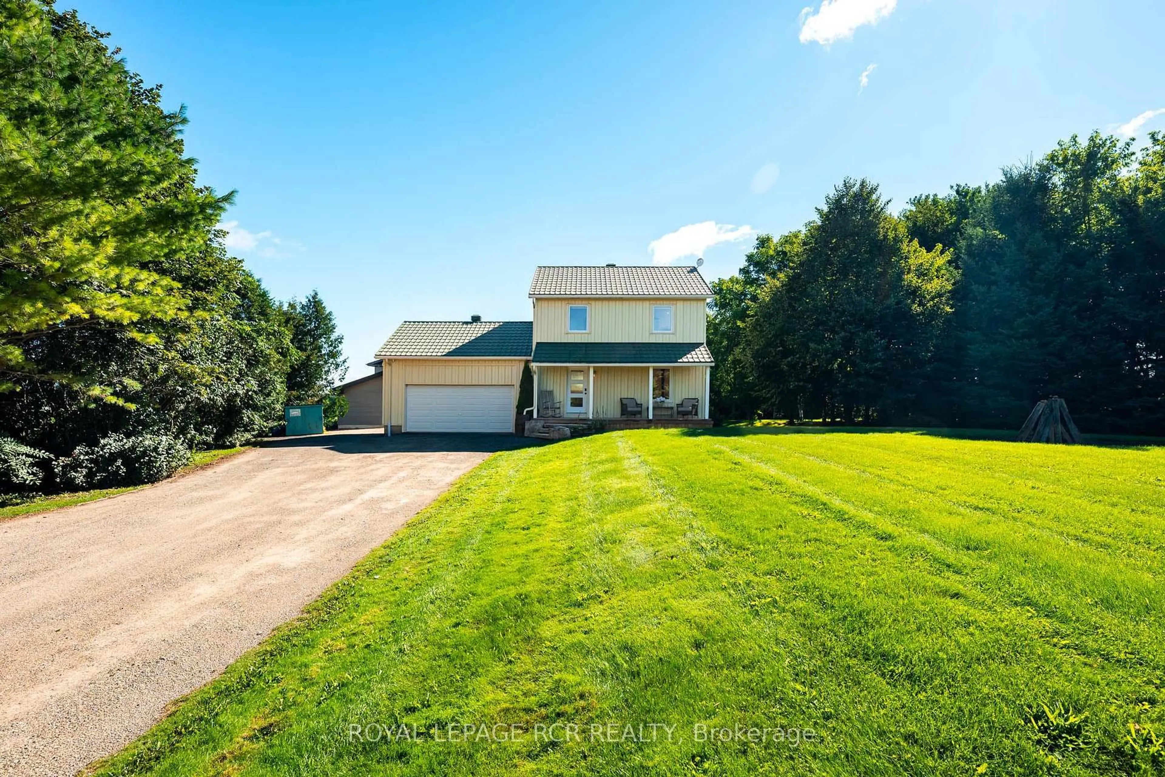 A pic from outside/outdoor area/front of a property/back of a property/a pic from drone, water/lake/river/ocean view for 253247 9th Line, Amaranth Ontario L0N 1G0