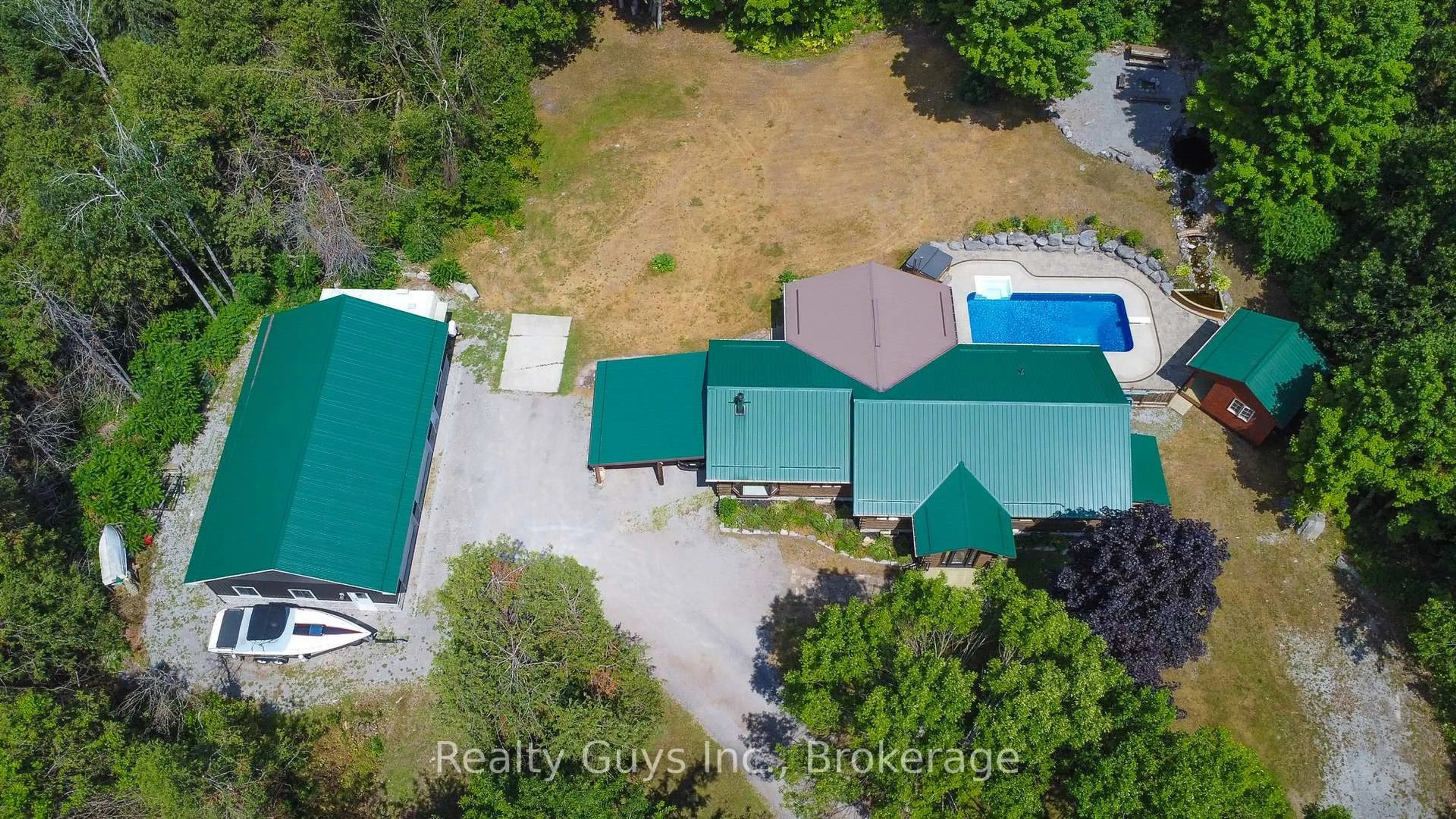 A pic from outside/outdoor area/front of a property/back of a property/a pic from drone, unknown for 891 COUNTY Rd, Trent Lakes Ontario K0M 1A0