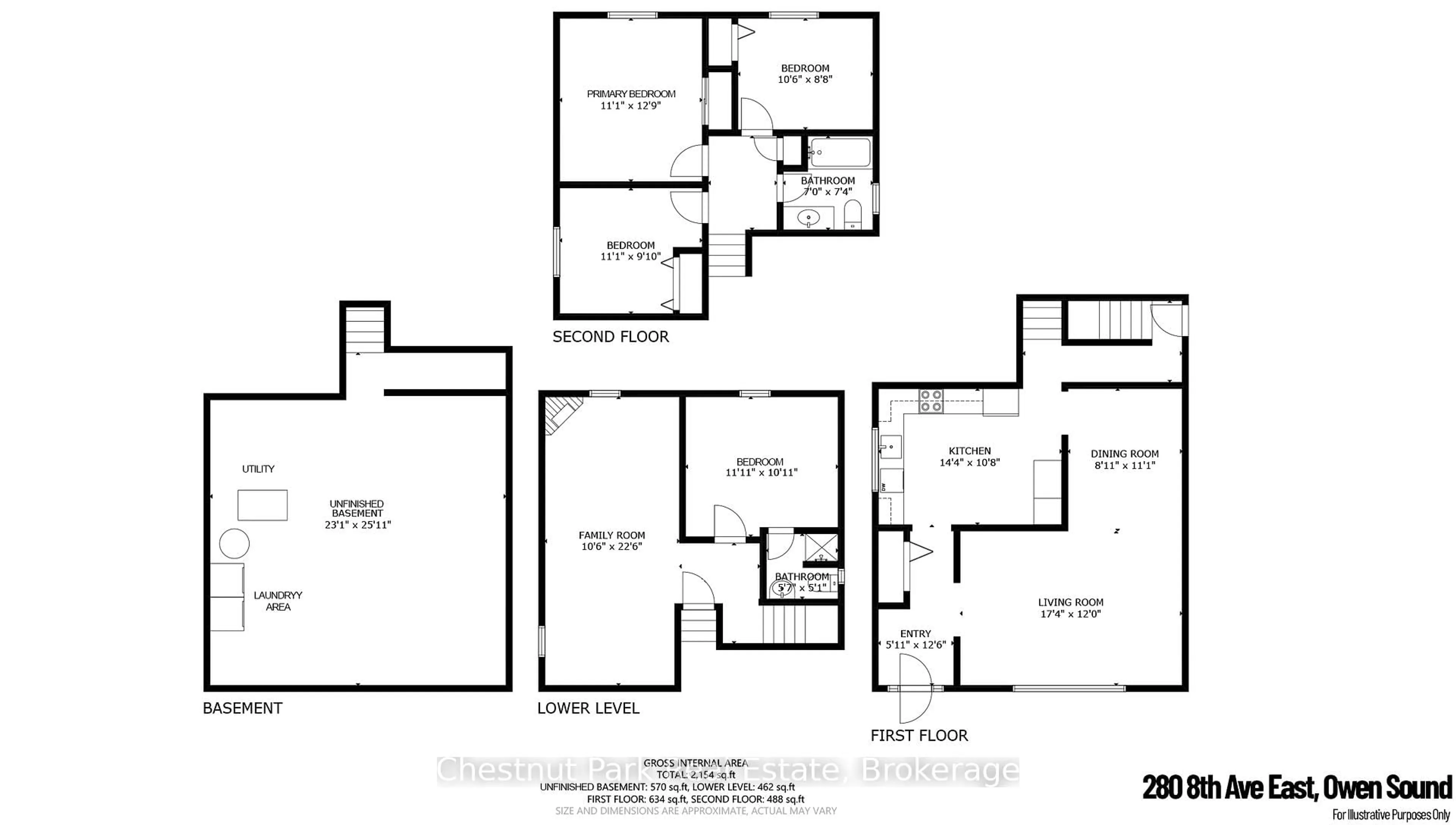 Floor plan for 280 8th Ave, Owen Sound Ontario N4K 3A2