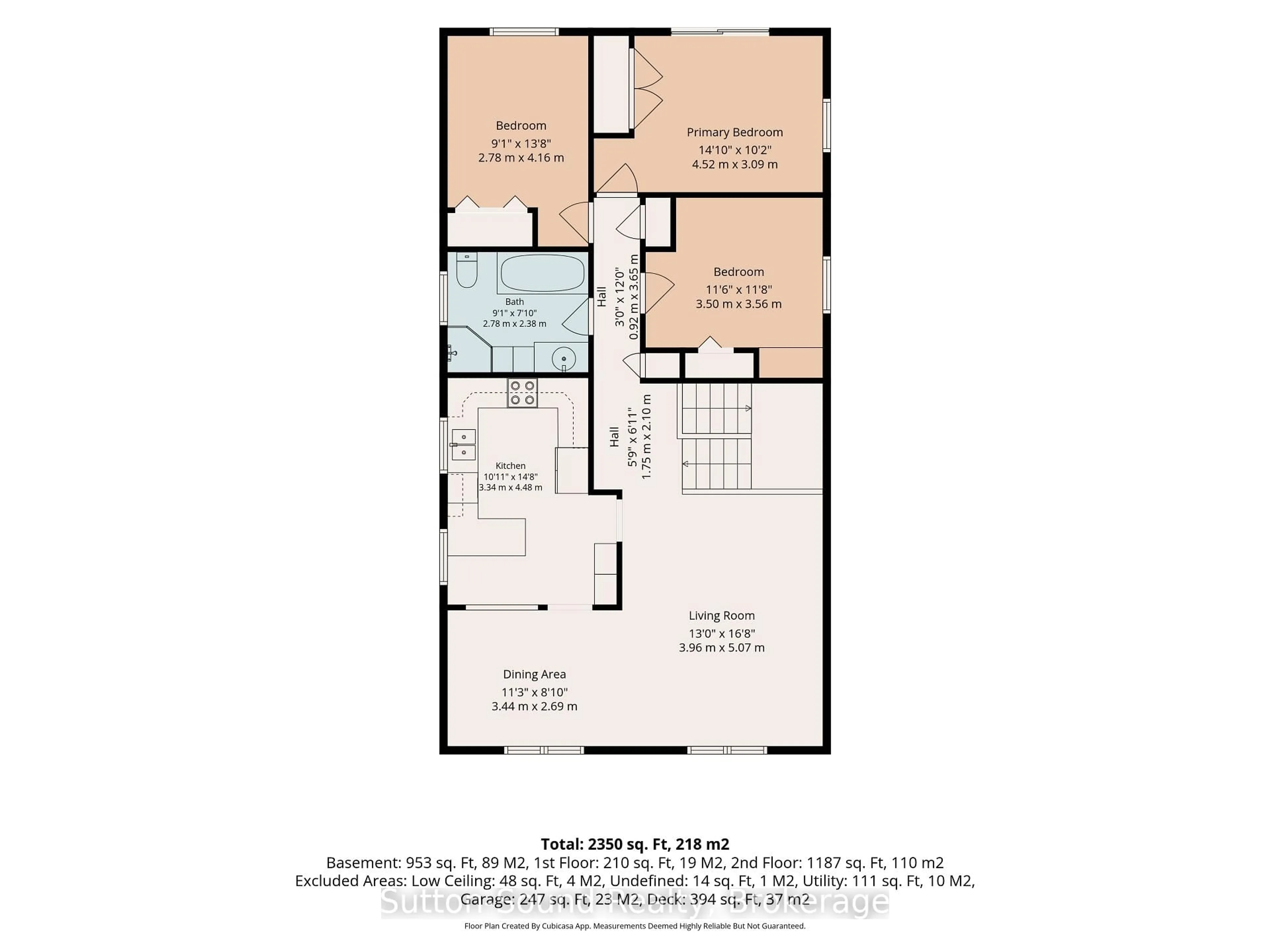 Floor plan for 872 26th St, Owen Sound Ontario N4K 6T4