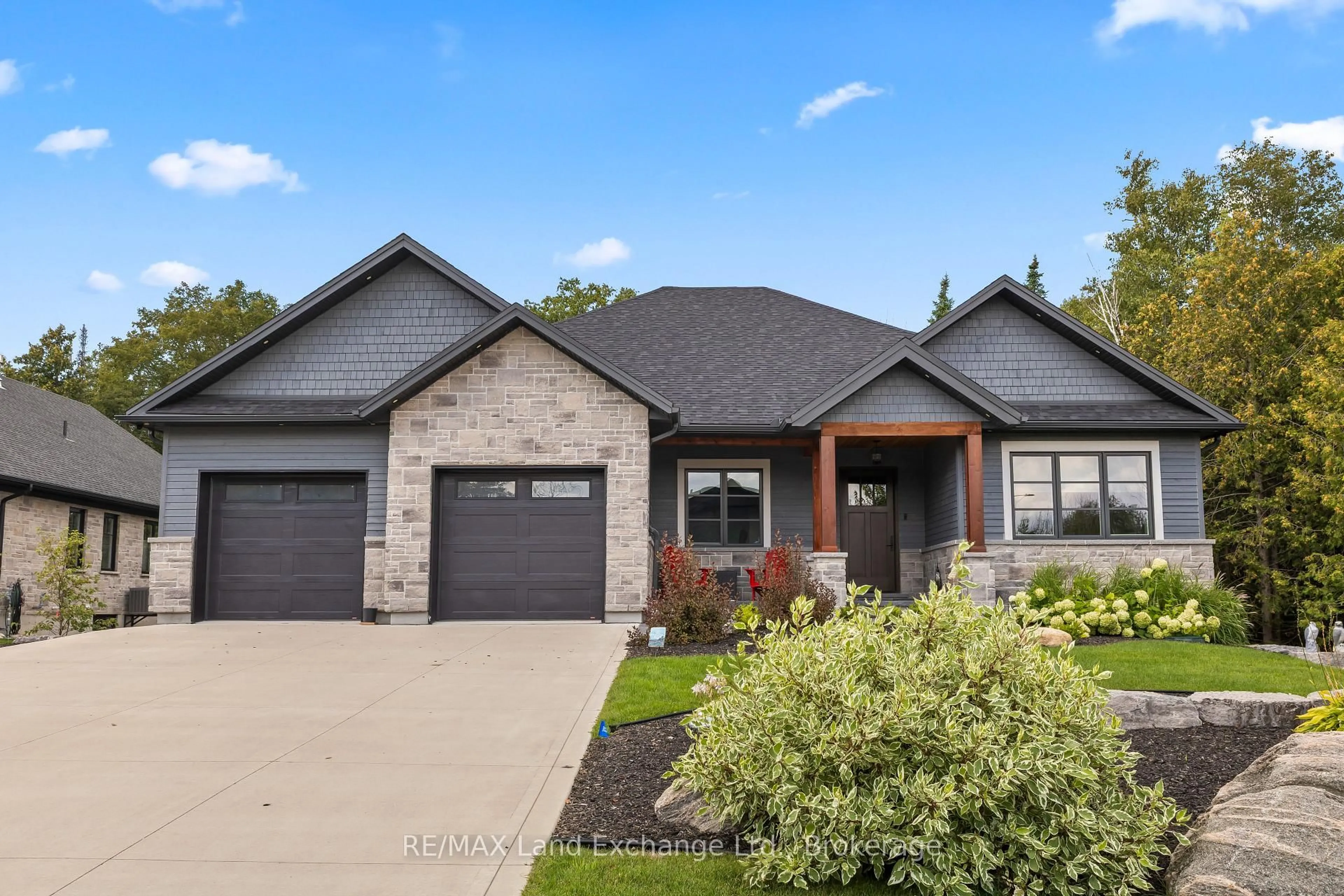 Home with brick exterior material, street for 9 Lakeside Woods Cres, Saugeen Shores Ontario N0H 2C6