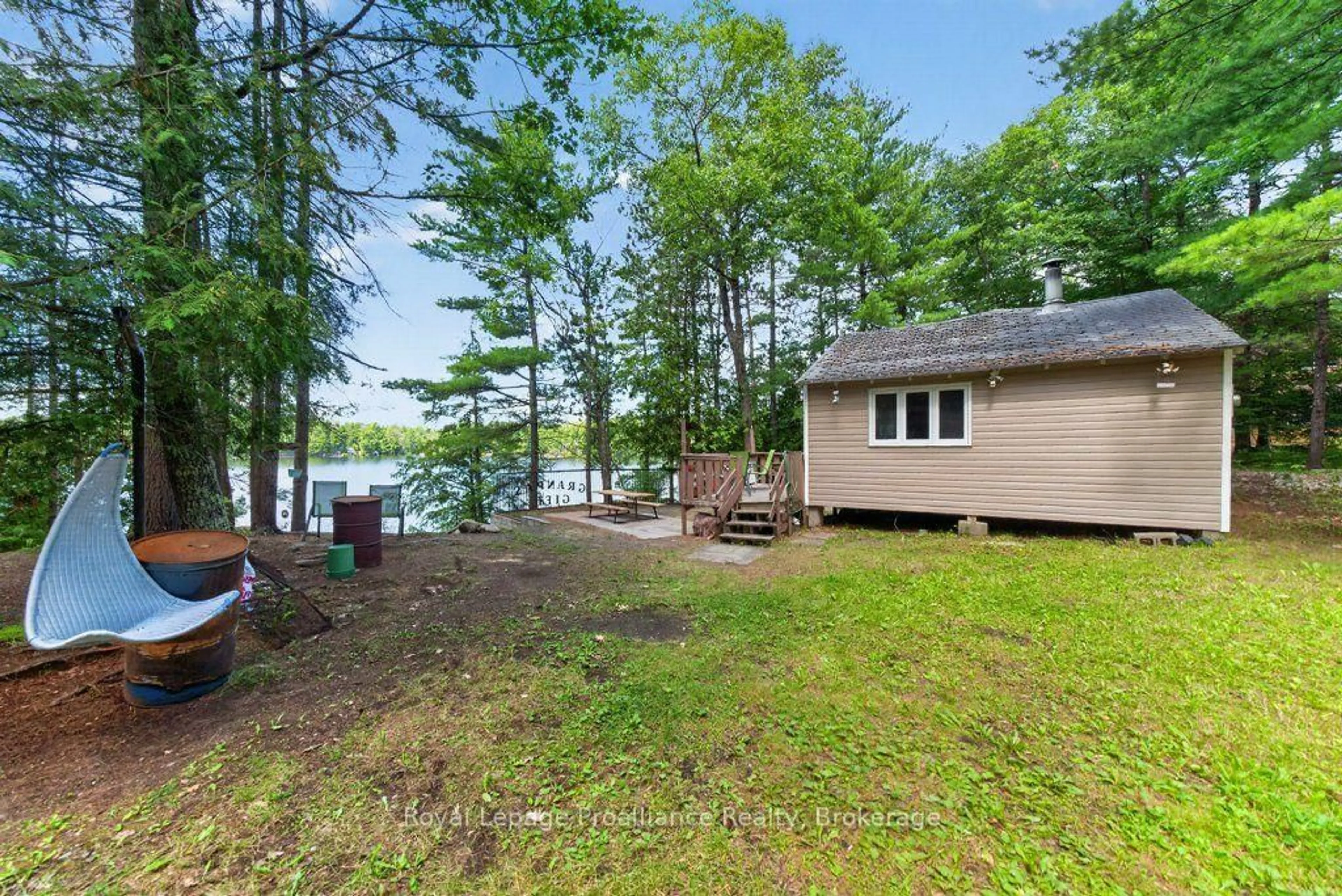 Patio, water/lake/river/ocean view for 1138 Helen Lane, Mountain Grove Ontario K0H 2E0