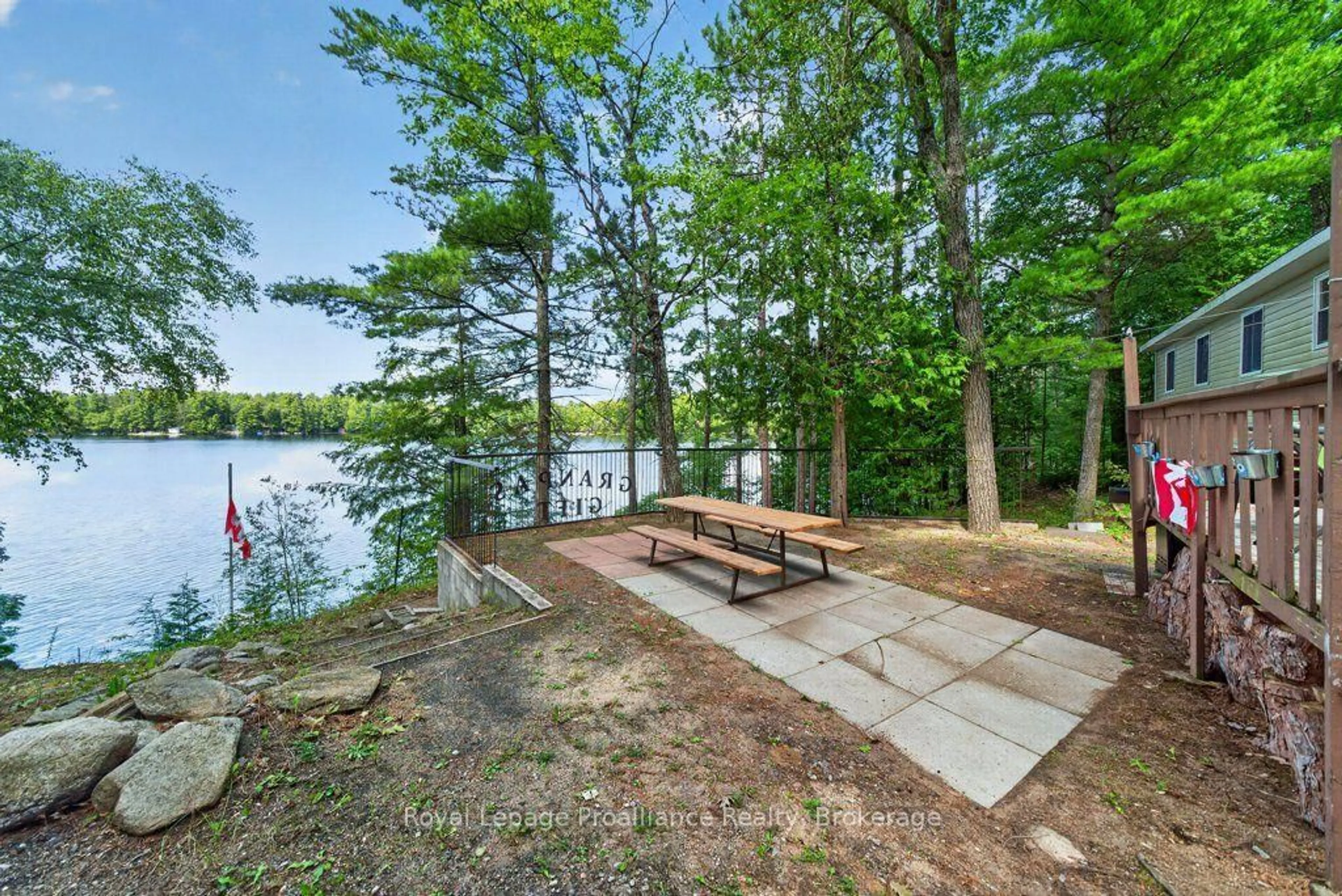 Patio, water/lake/river/ocean view for 1138 Helen Lane, Mountain Grove Ontario K0H 2E0