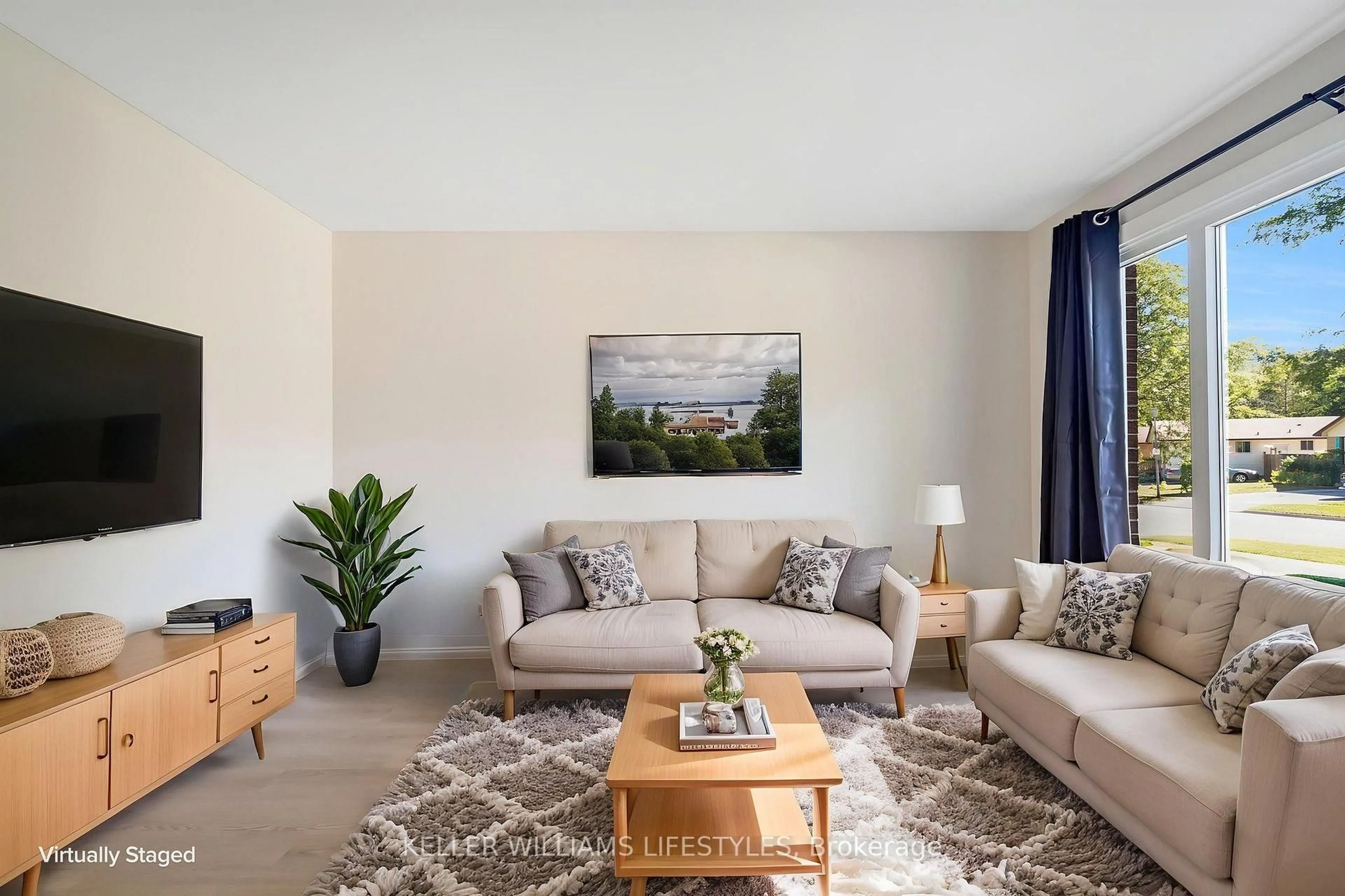 Living room with furniture, carpet floor for 1704 Culver Dr, London East Ontario N5V 3E9