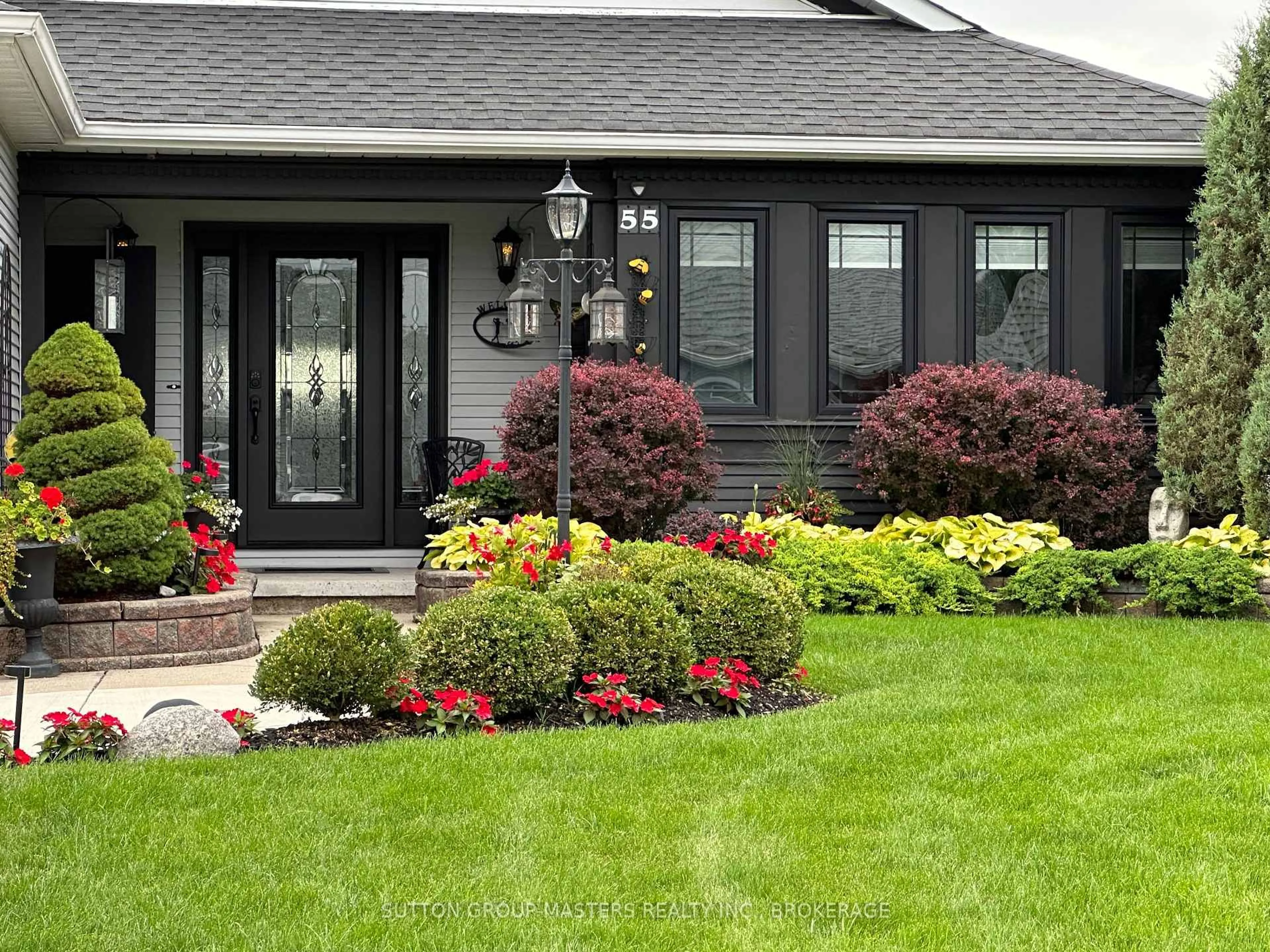 Home with vinyl exterior material, street for 55 Abbey Dawn Dr, Bath Ontario K0H 1G0