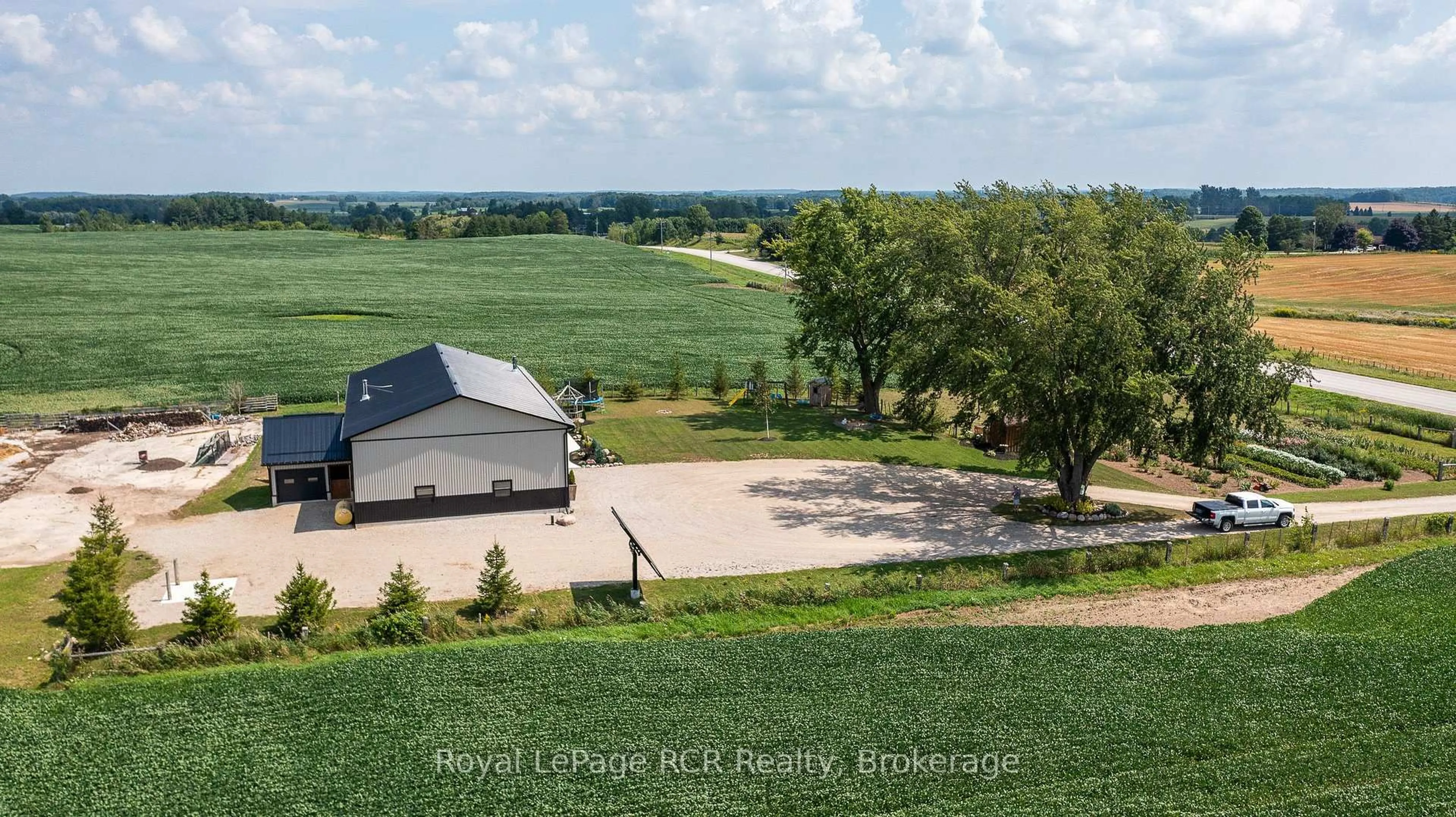 A pic from outside/outdoor area/front of a property/back of a property/a pic from drone, water/lake/river/ocean view for 1720 Bruce 10 Rd, Arran-Elderslie Ontario N0G 1L0