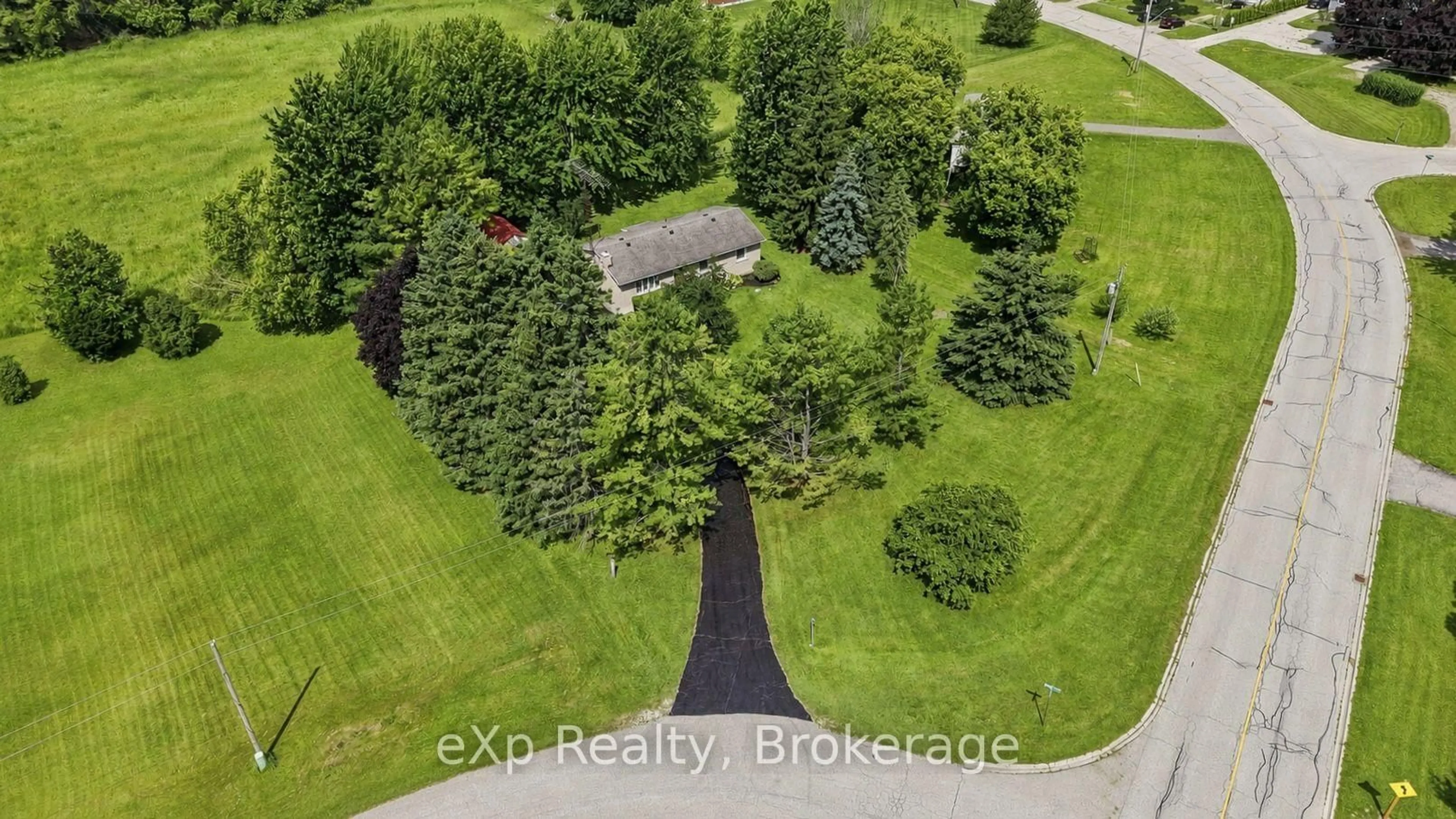 A pic from outside/outdoor area/front of a property/back of a property/a pic from drone, water/lake/river/ocean view for 313 Bruce 15 Rd, Brockton Ontario N0G 1J0