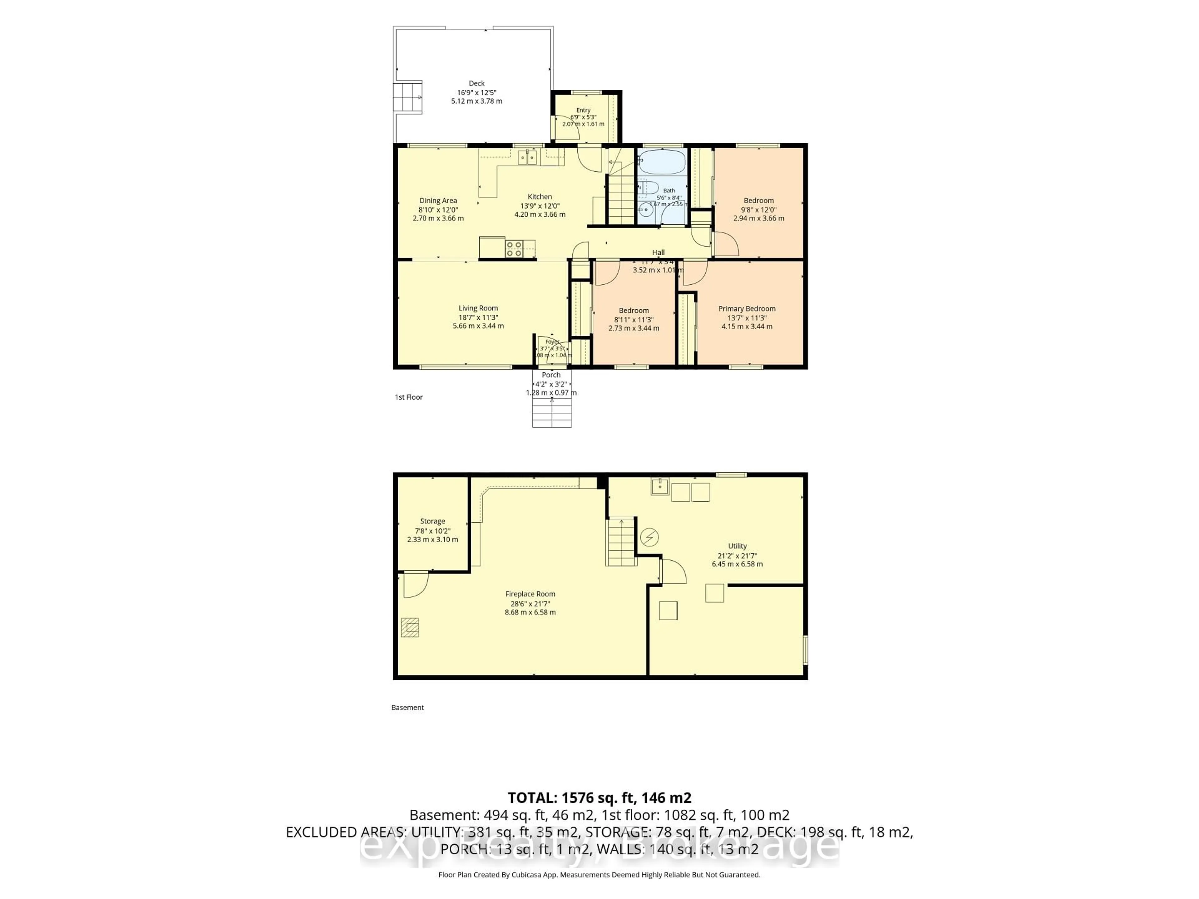 Floor plan for 313 Bruce 15 Rd, Brockton Ontario N0G 1J0