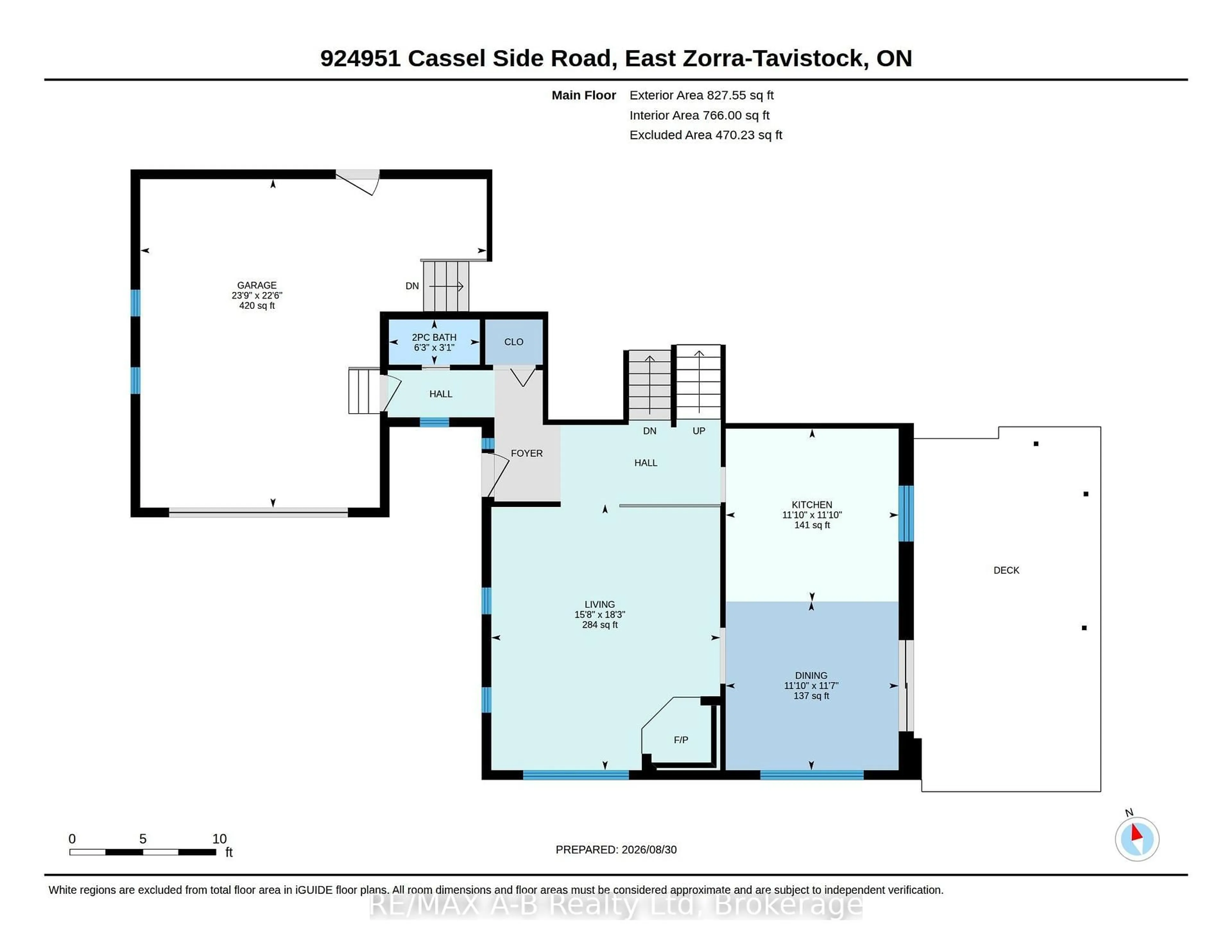 Floor plan for 924951 Cassel Side Rd, East Zorra-Tavistock Ontario N0B 2R0