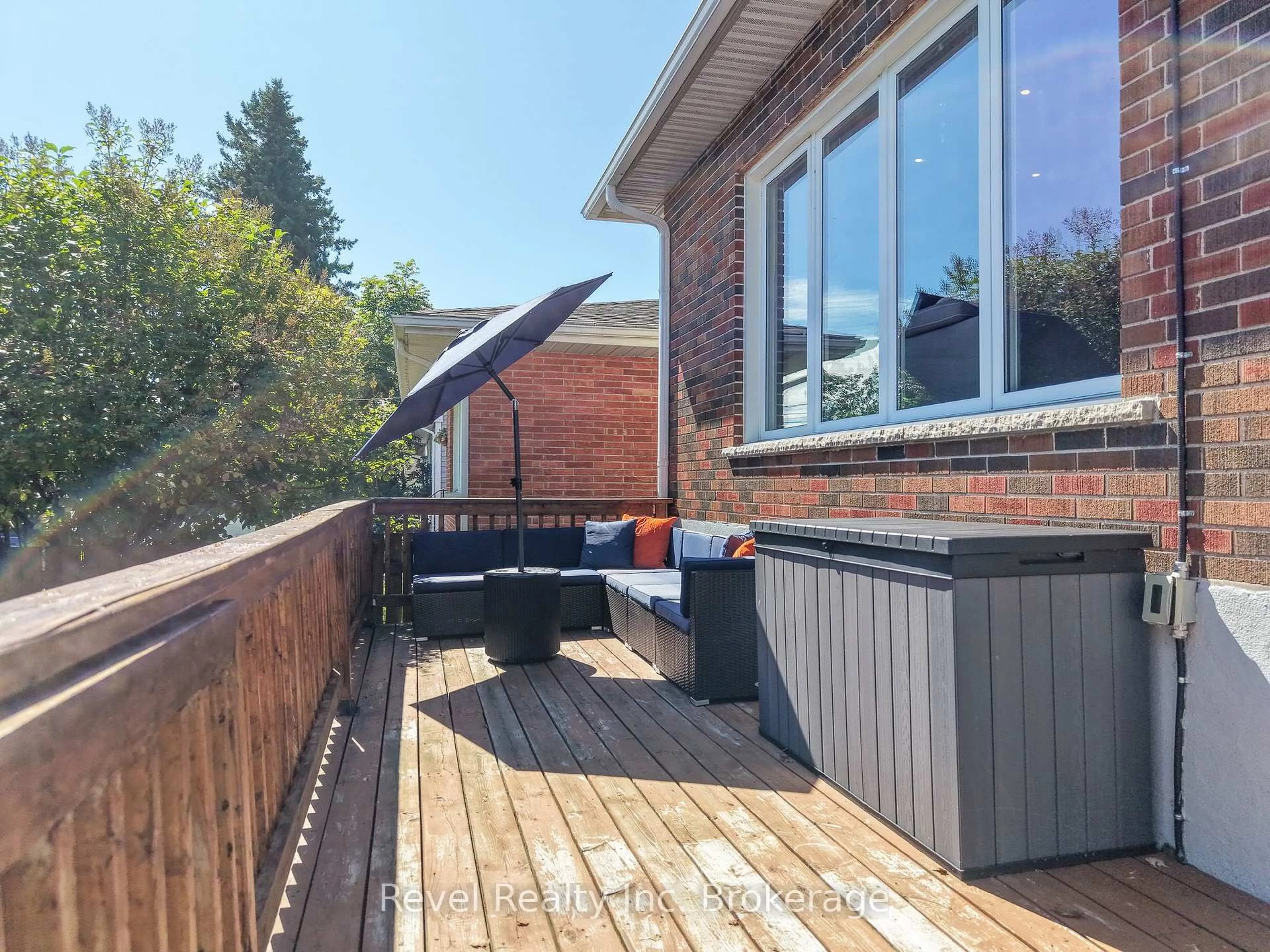 Balcony in the apartment, unknown for 257 Lee Ave, North Bay Ontario P1A 2K7