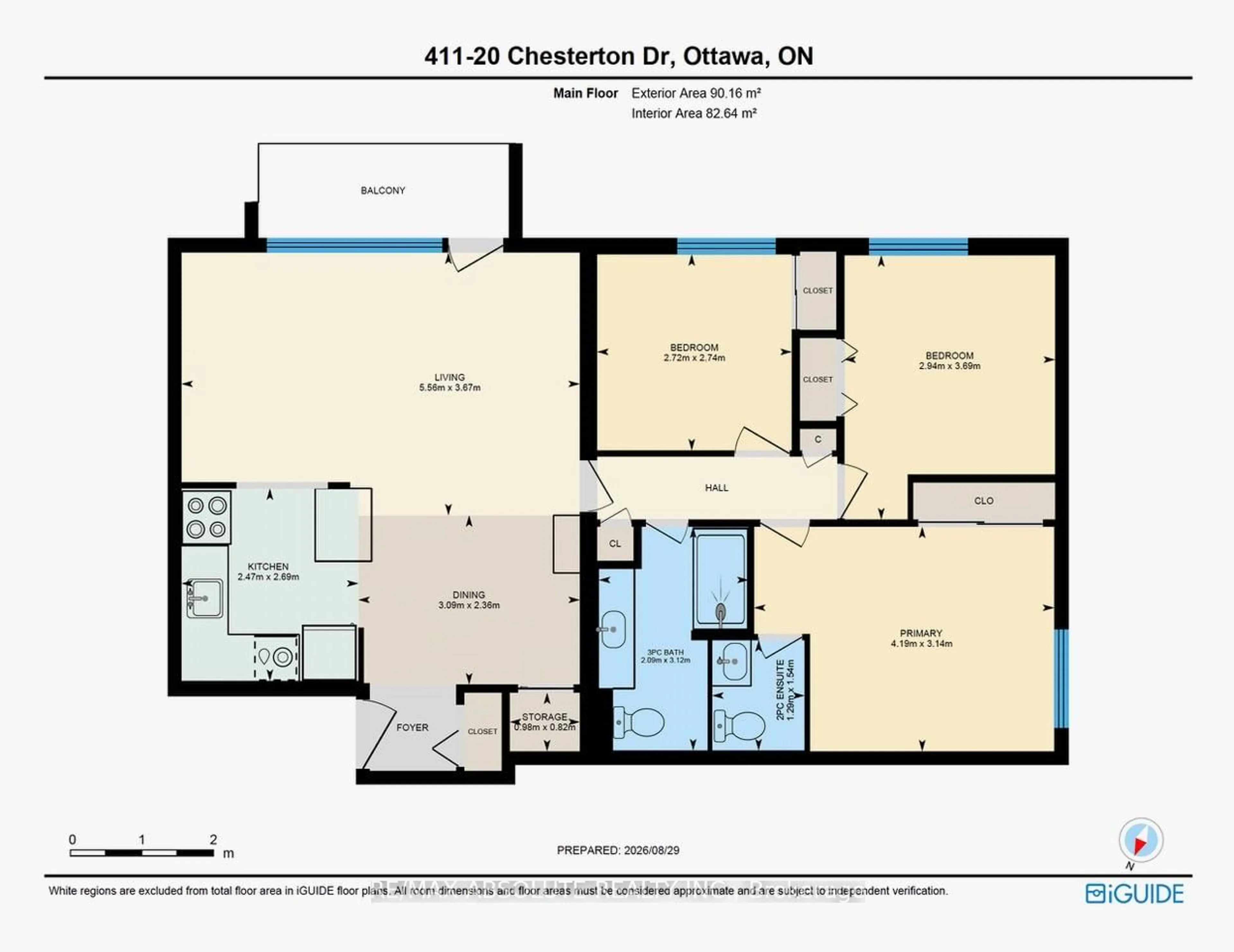 Floor plan for 20 Chesterton Dr, Ottawa Ontario K2E 6Z7