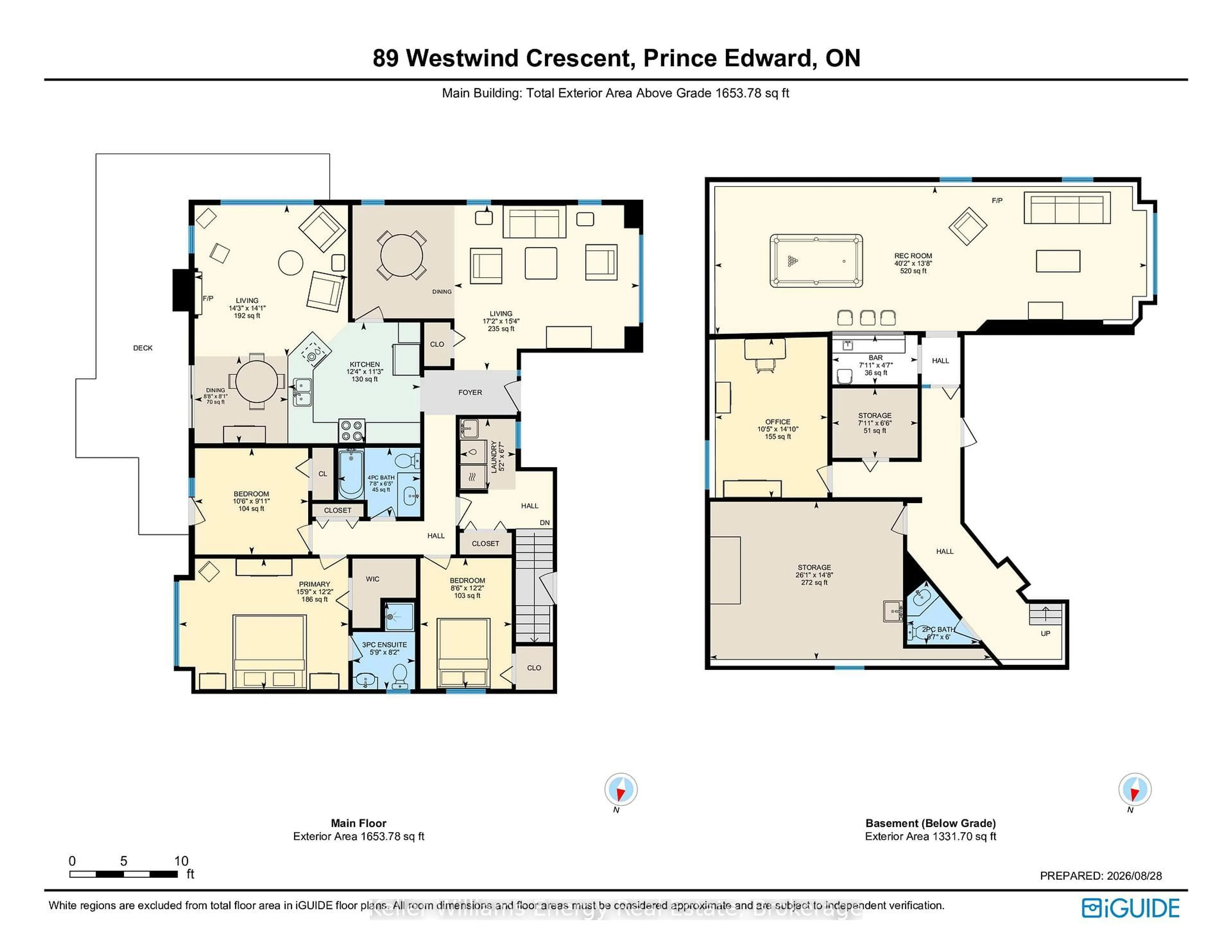 Floor plan for 89 Westwind Cres, Prince Edward County Ontario K0K 3L0