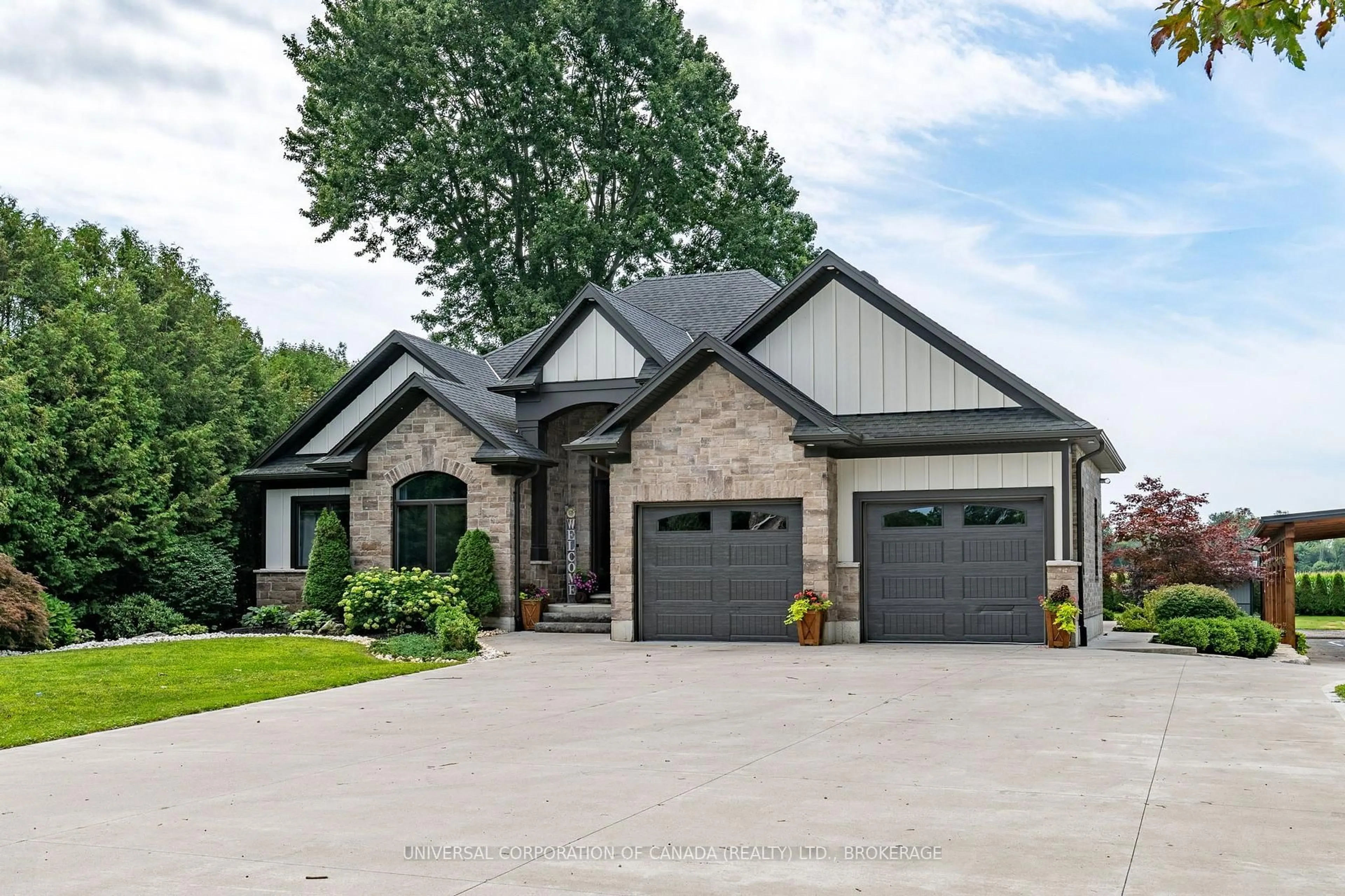 Home with brick exterior material, street for 51145 Calton Line, Malahide Ontario N5H 2R5