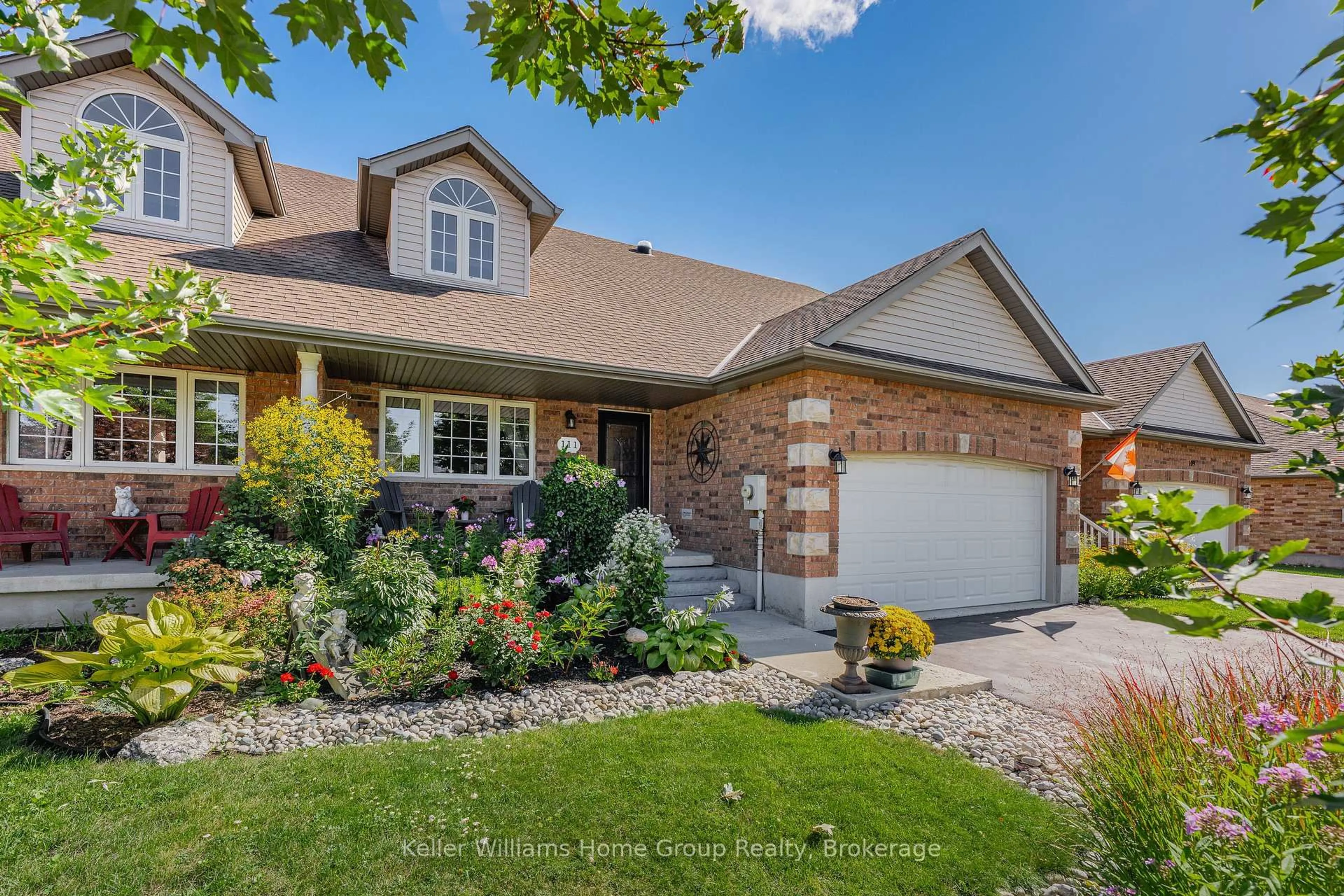 Home with brick exterior material, street for 111 Halls Dr, Centre Wellington Ontario N0B 1S0