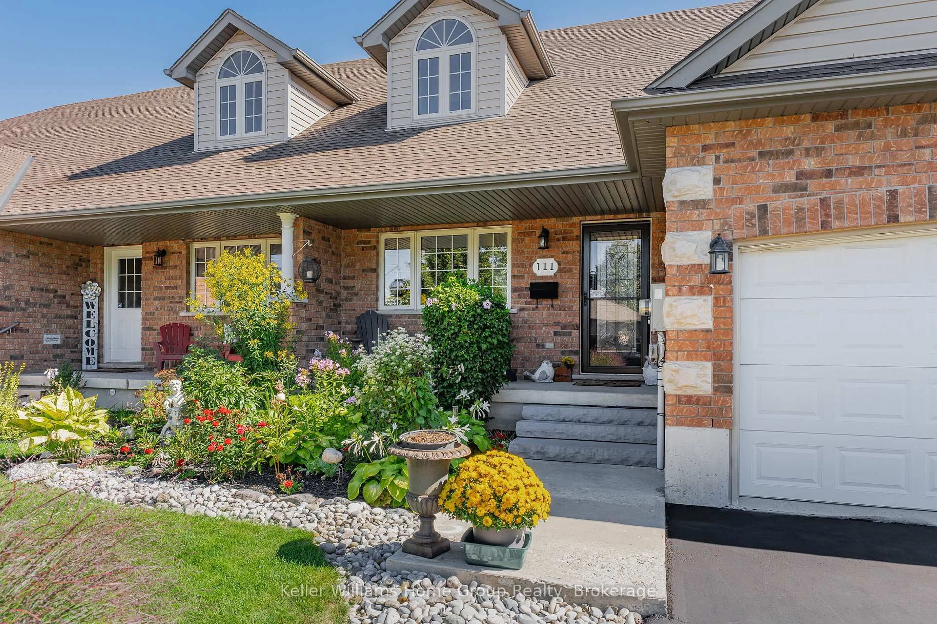 Home with brick exterior material, street for 111 Halls Dr, Centre Wellington Ontario N0B 1S0