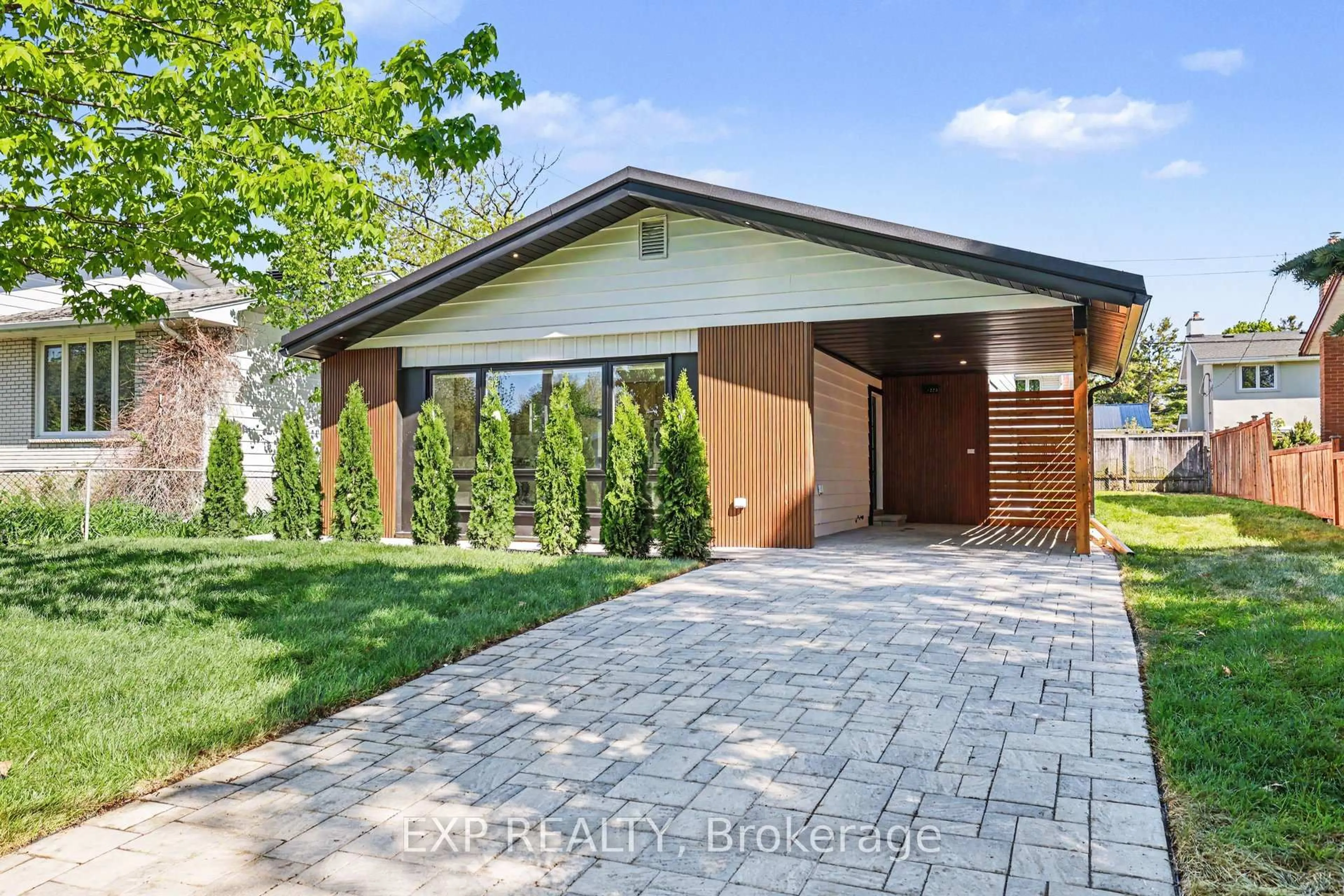 Home with brick exterior material, street for 1273 Ridgemont Ave, Ottawa Ontario K1V 6E4