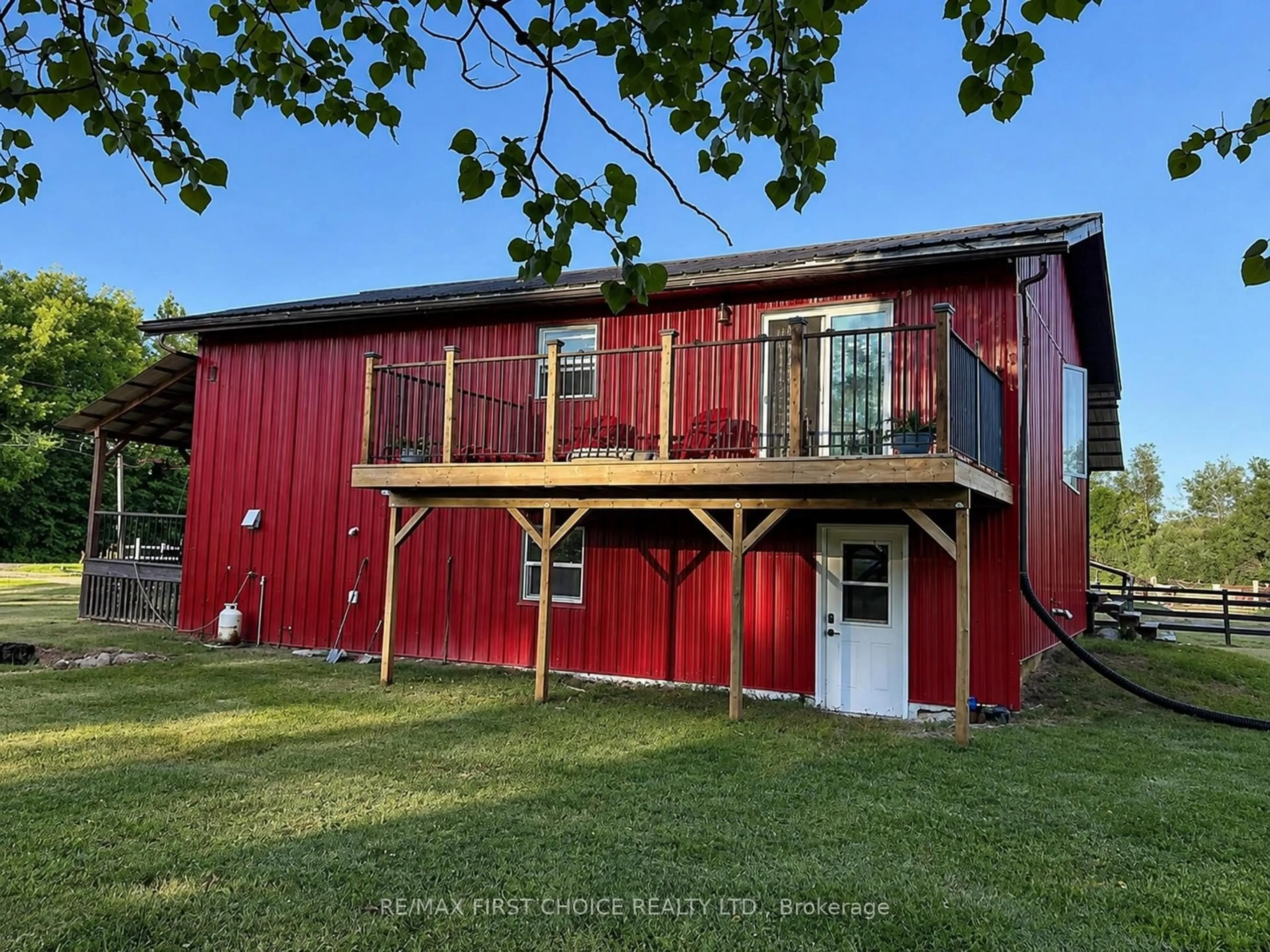 A pic from outside/outdoor area/front of a property/back of a property/a pic from drone, building for 661 Stewart Rd, Alberton Ontario P9A 3M2