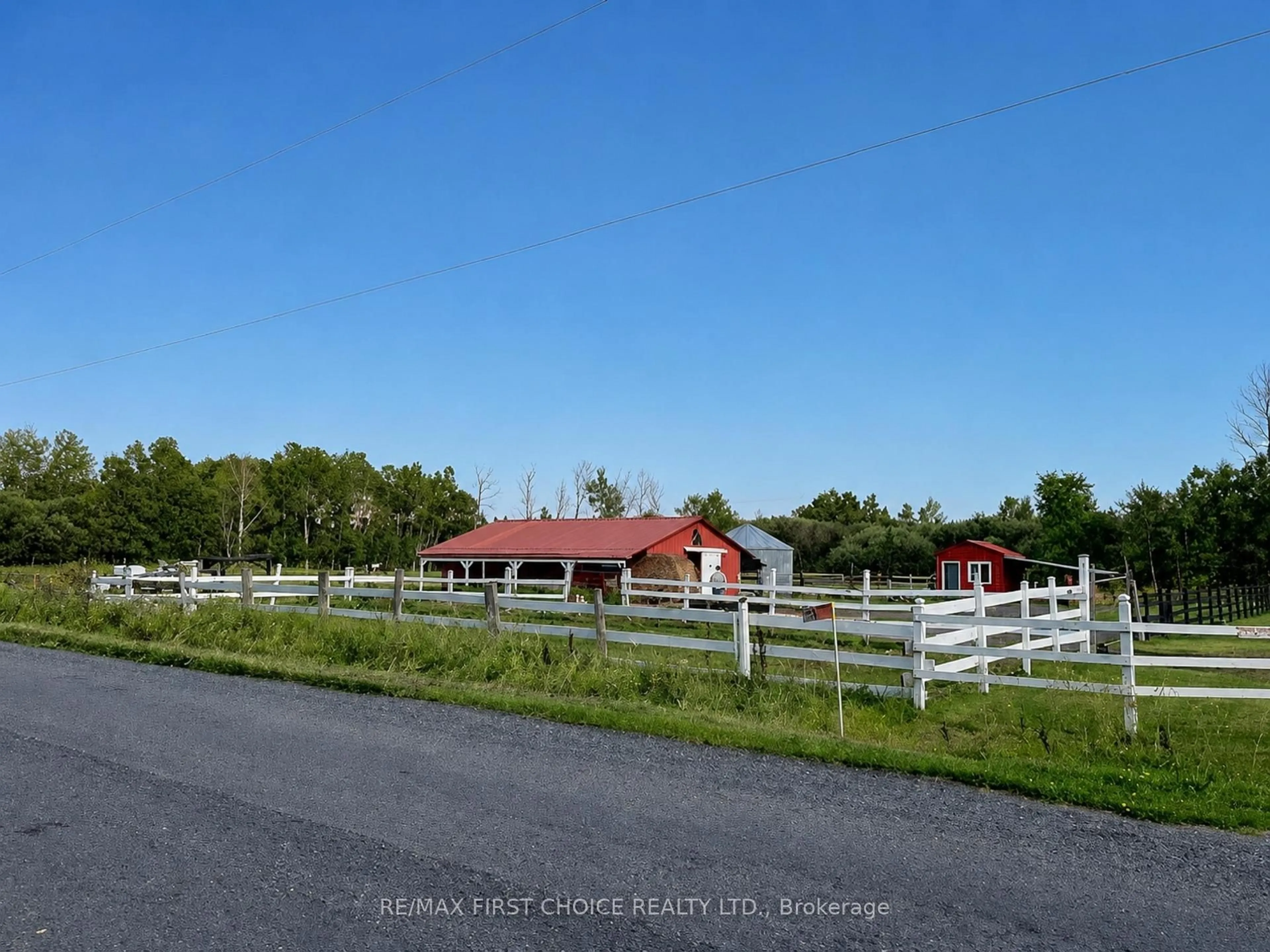A pic from outside/outdoor area/front of a property/back of a property/a pic from drone, unknown for 661 Stewart Rd, Alberton Ontario P9A 3M2