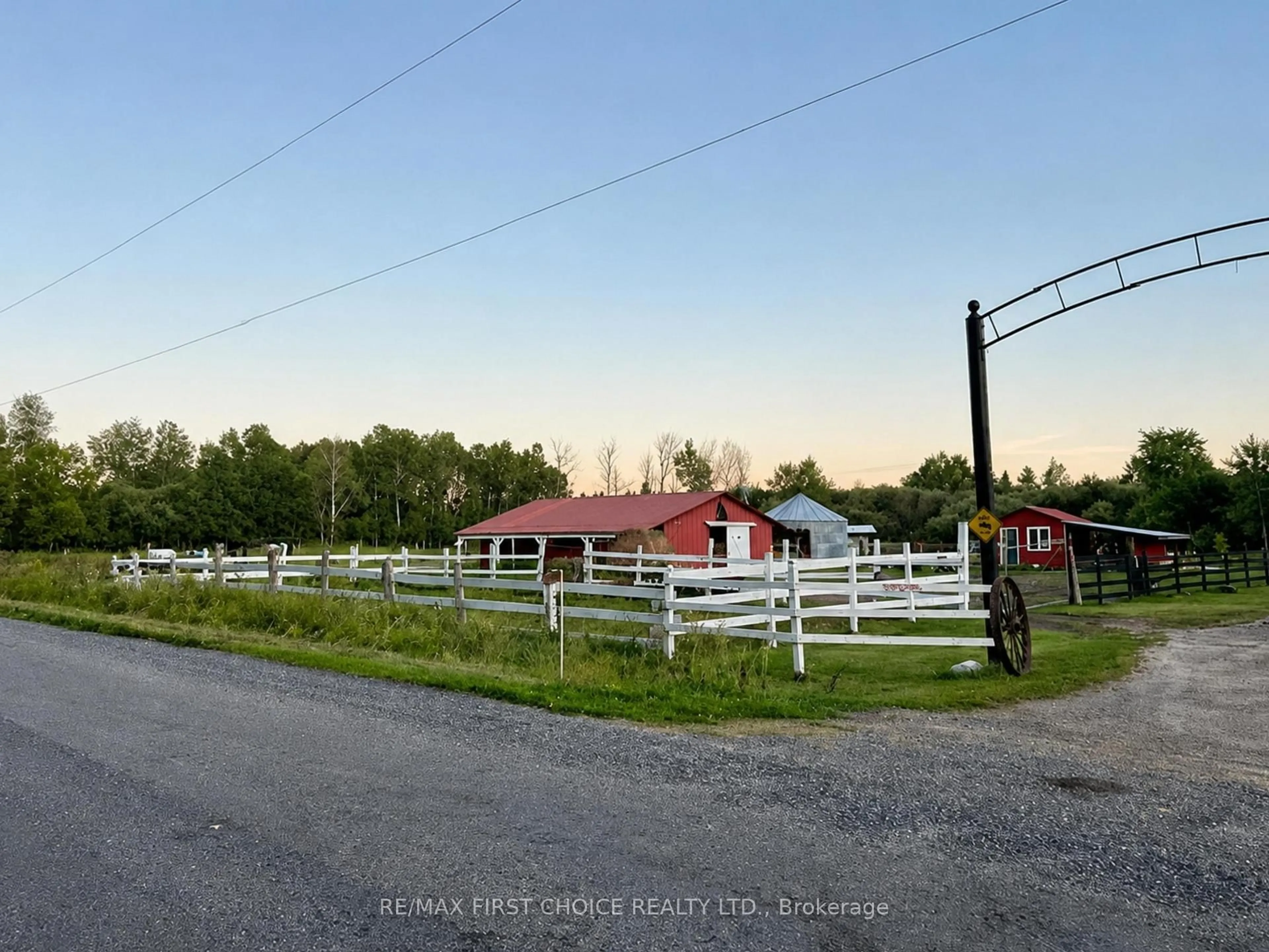 A pic from outside/outdoor area/front of a property/back of a property/a pic from drone, street for 661 Stewart Rd, Alberton Ontario P9A 3M2