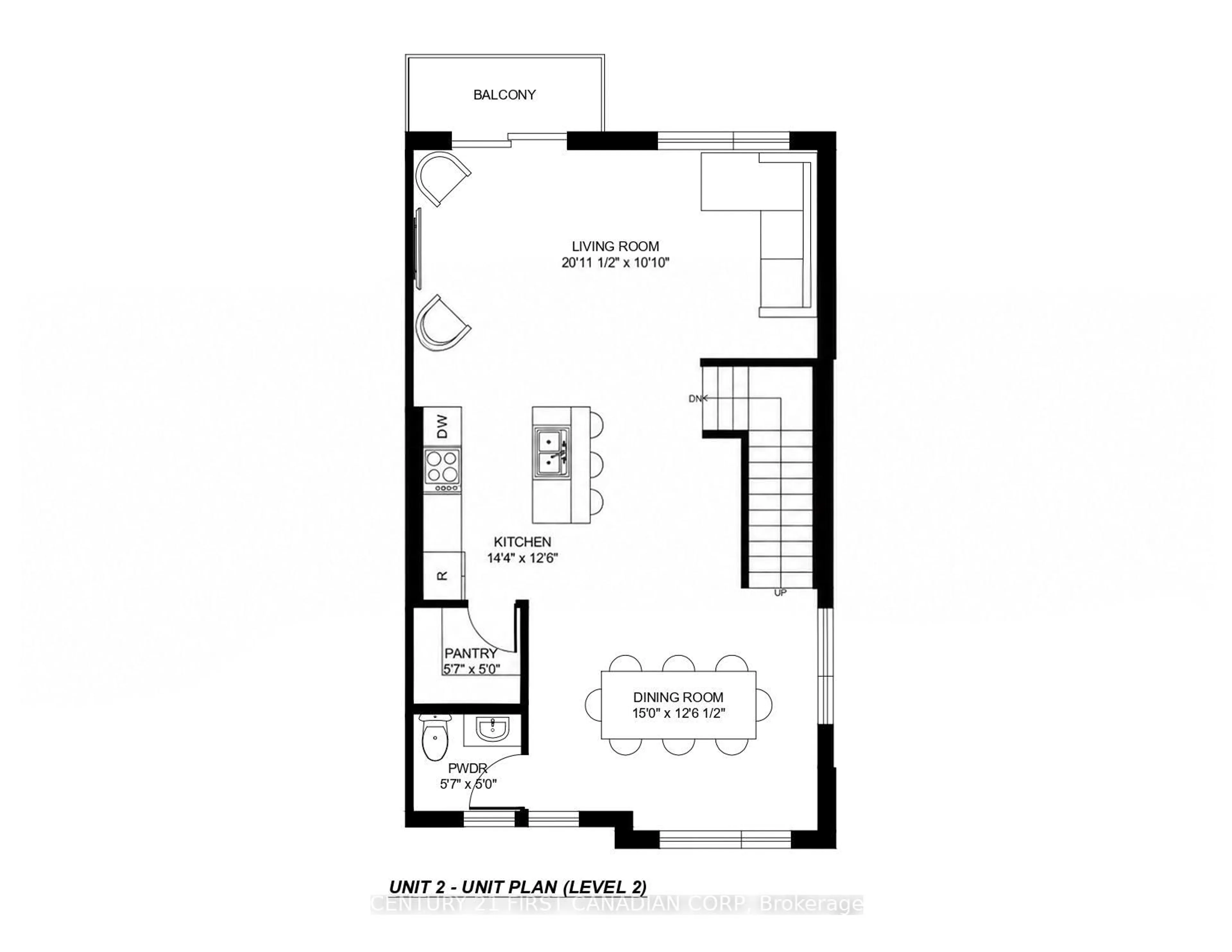Floor plan for 4210 CALHOUN Way #2, London South Ontario N6P 1J9