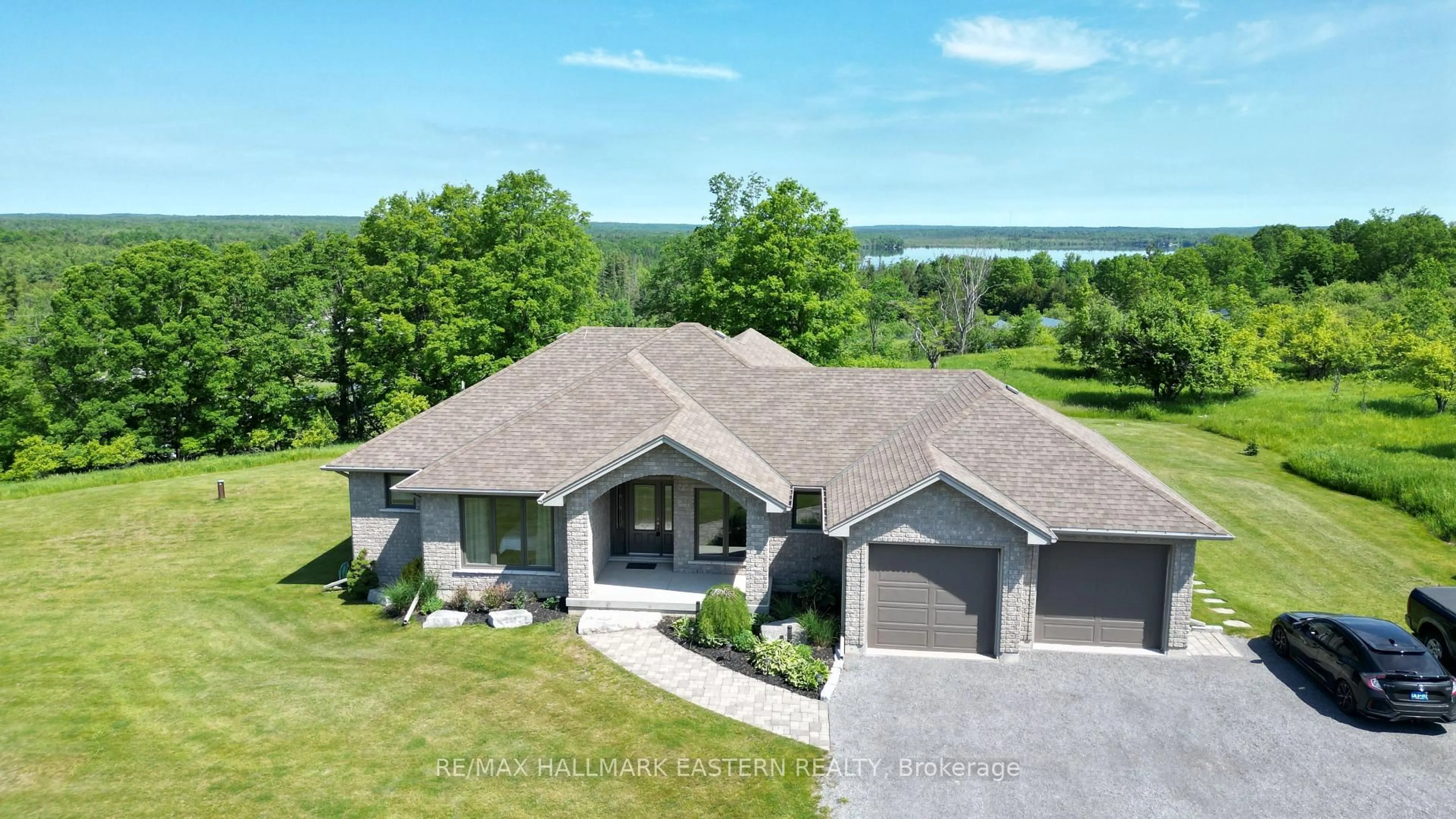 A pic from outside/outdoor area/front of a property/back of a property/a pic from drone, water/lake/river/ocean view for 80 Round Lake Rd, Havelock-Belmont-Methuen Ontario K0L 1Z0