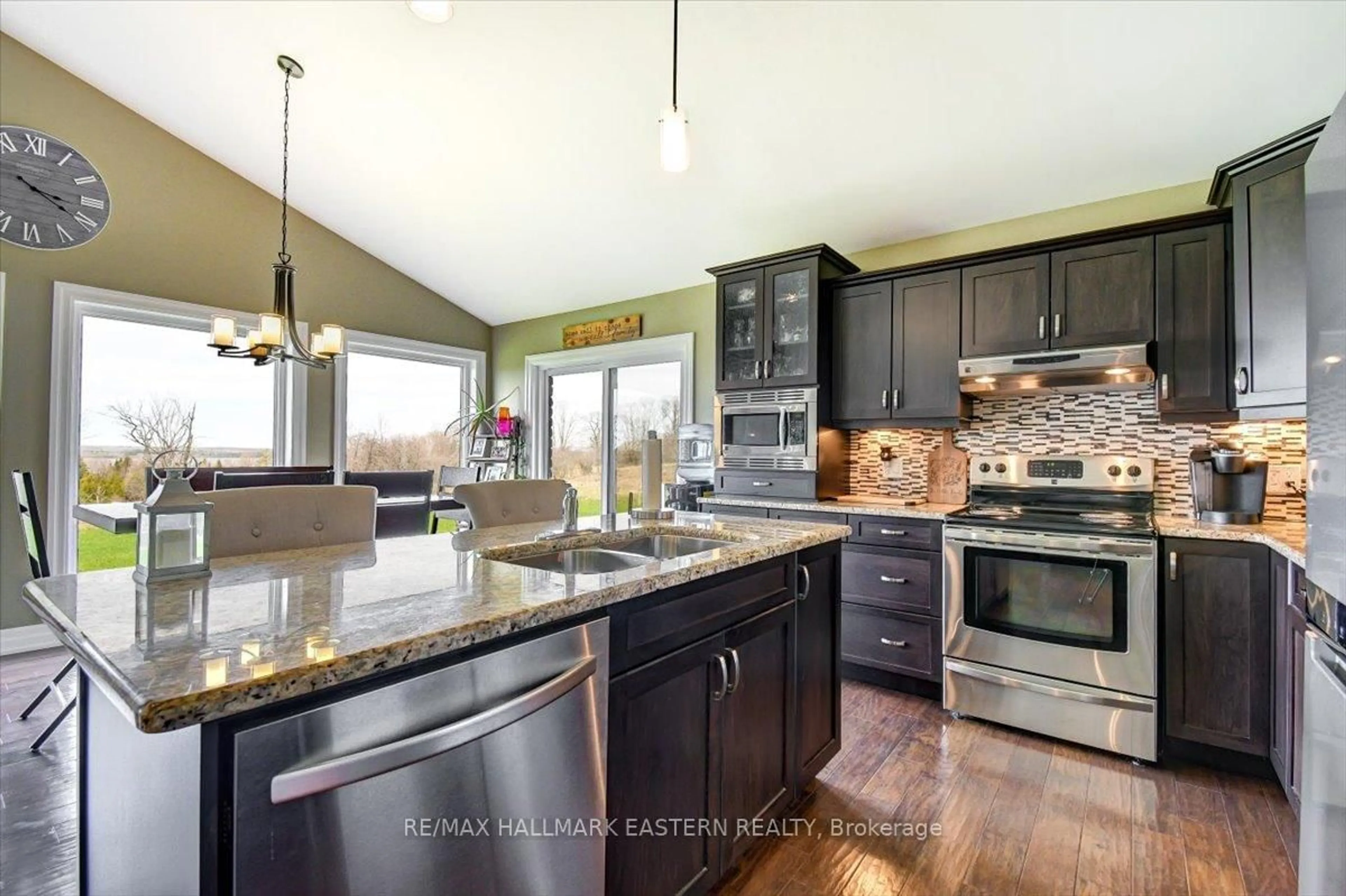 Open concept kitchen, ceramic/tile floor for 80 Round Lake Rd, Havelock-Belmont-Methuen Ontario K0L 1Z0