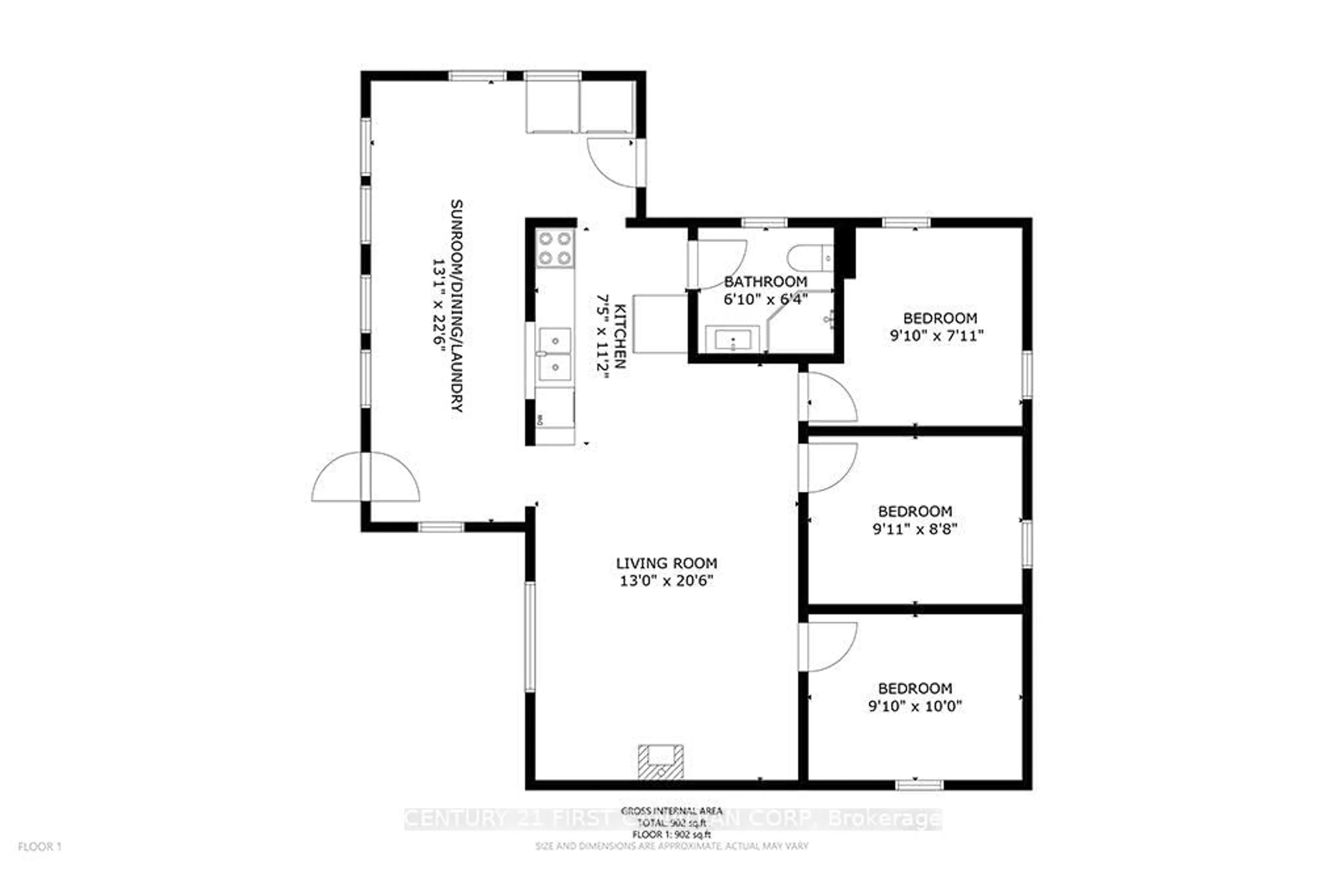 Floor plan for 87 Whiskey Harbour Rd, Northern Bruce Peninsula Ontario N0H 2T0