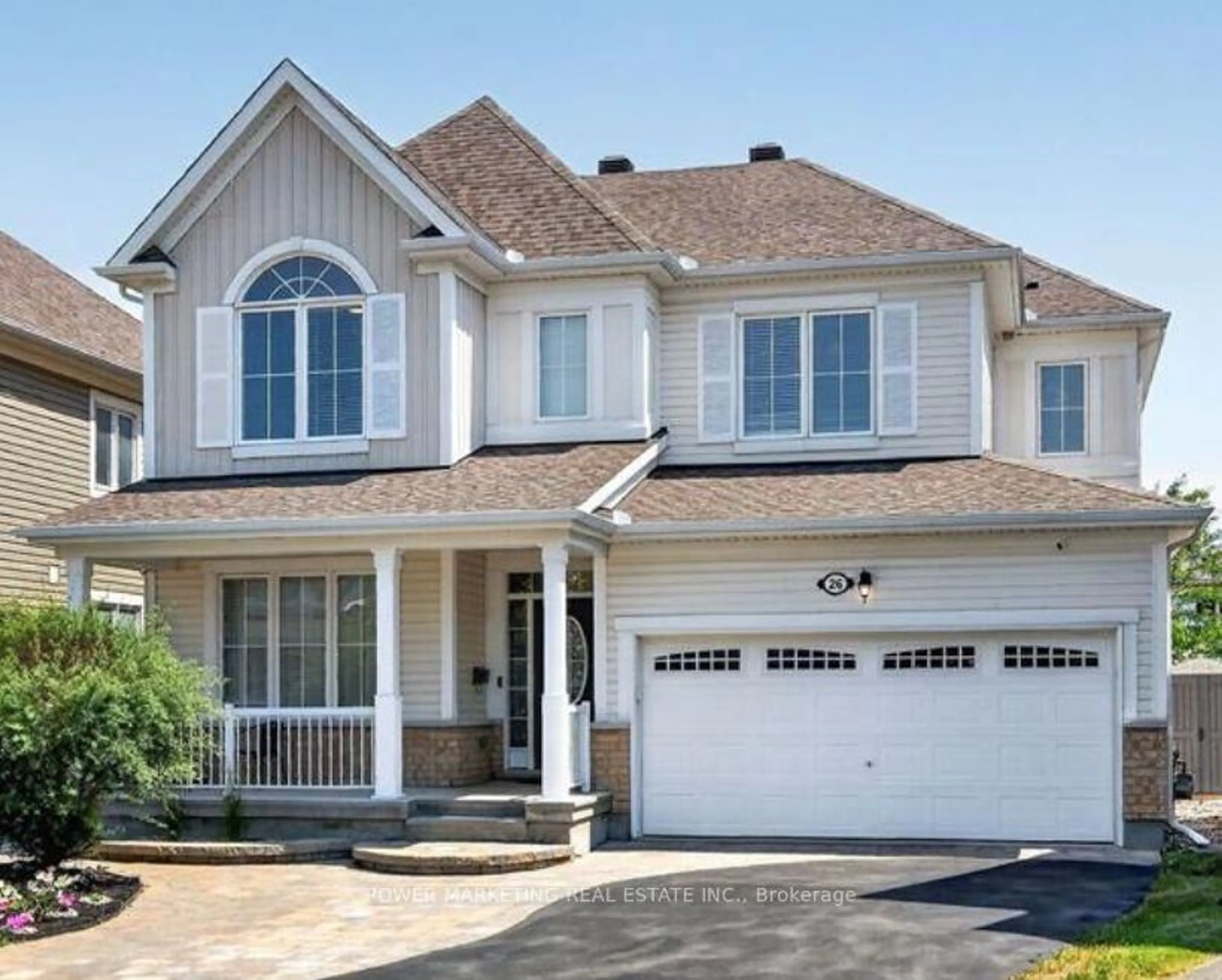 Home with vinyl exterior material, street for 26 Palmeto Crt, Ottawa Ontario K2S 0X2